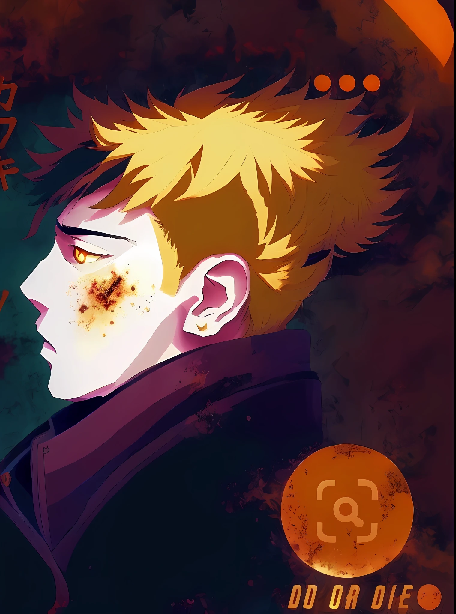 Fundo dourado, Gatilho Estilo de Arte de Anime, ig studios estilo anime, Pin no anime, Jujutsu Kaisen,