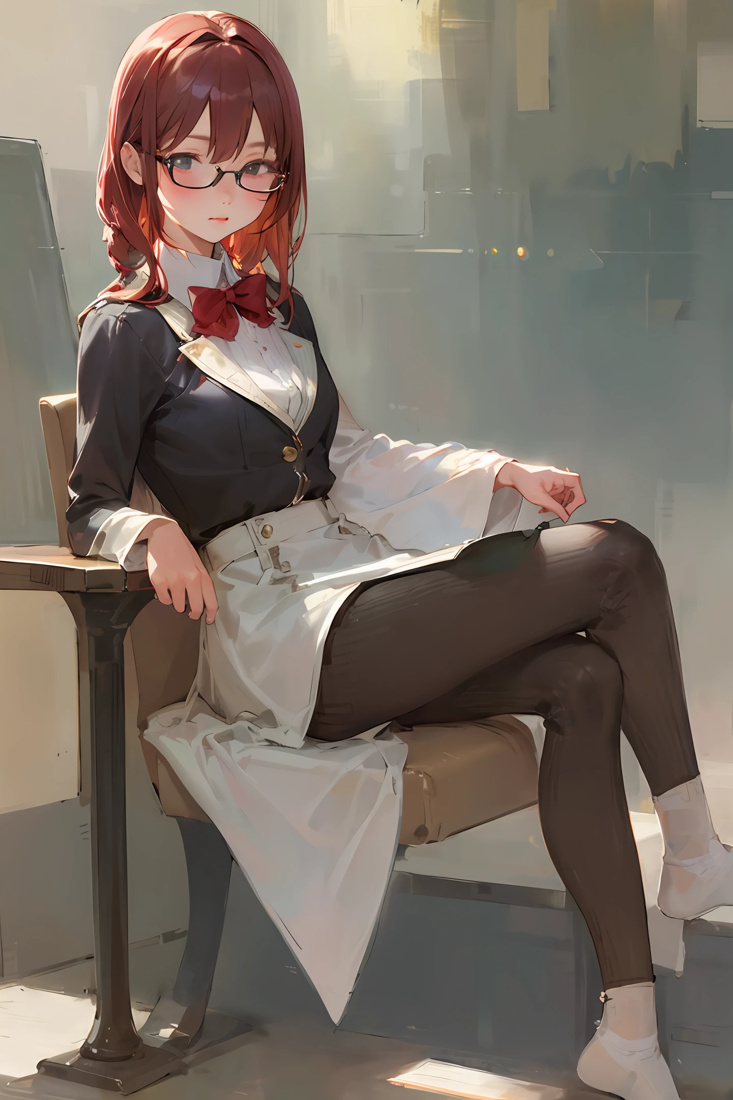 little girl wearing stockings