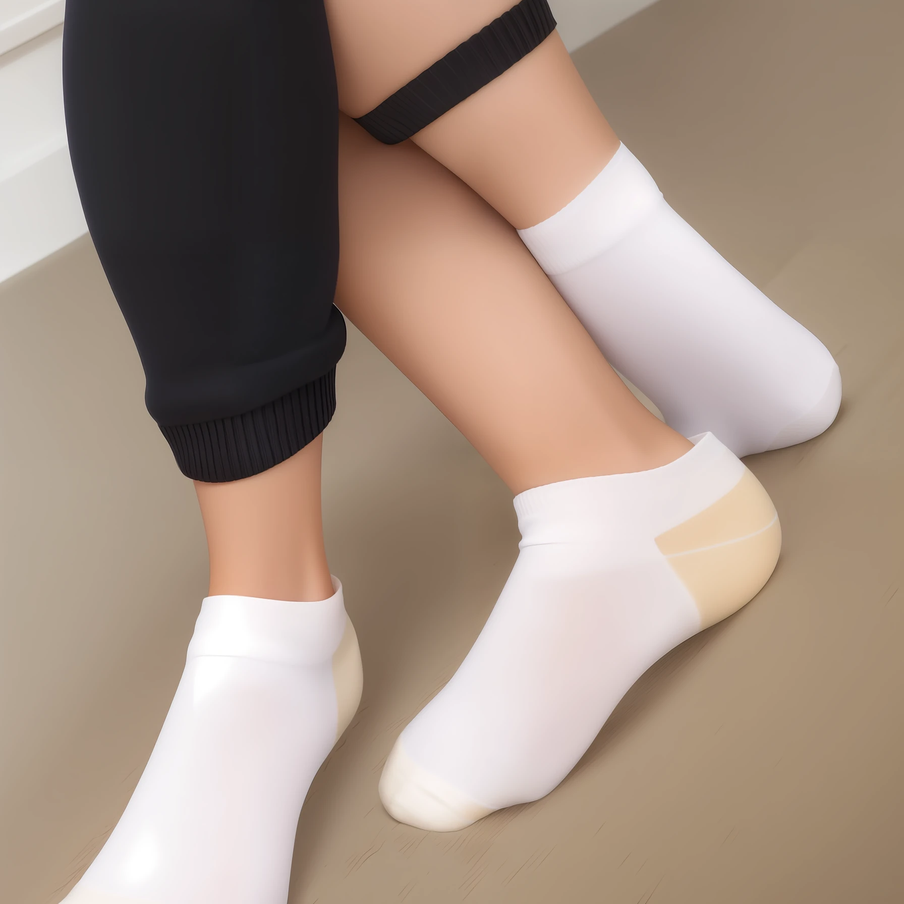 Girly white sock panties