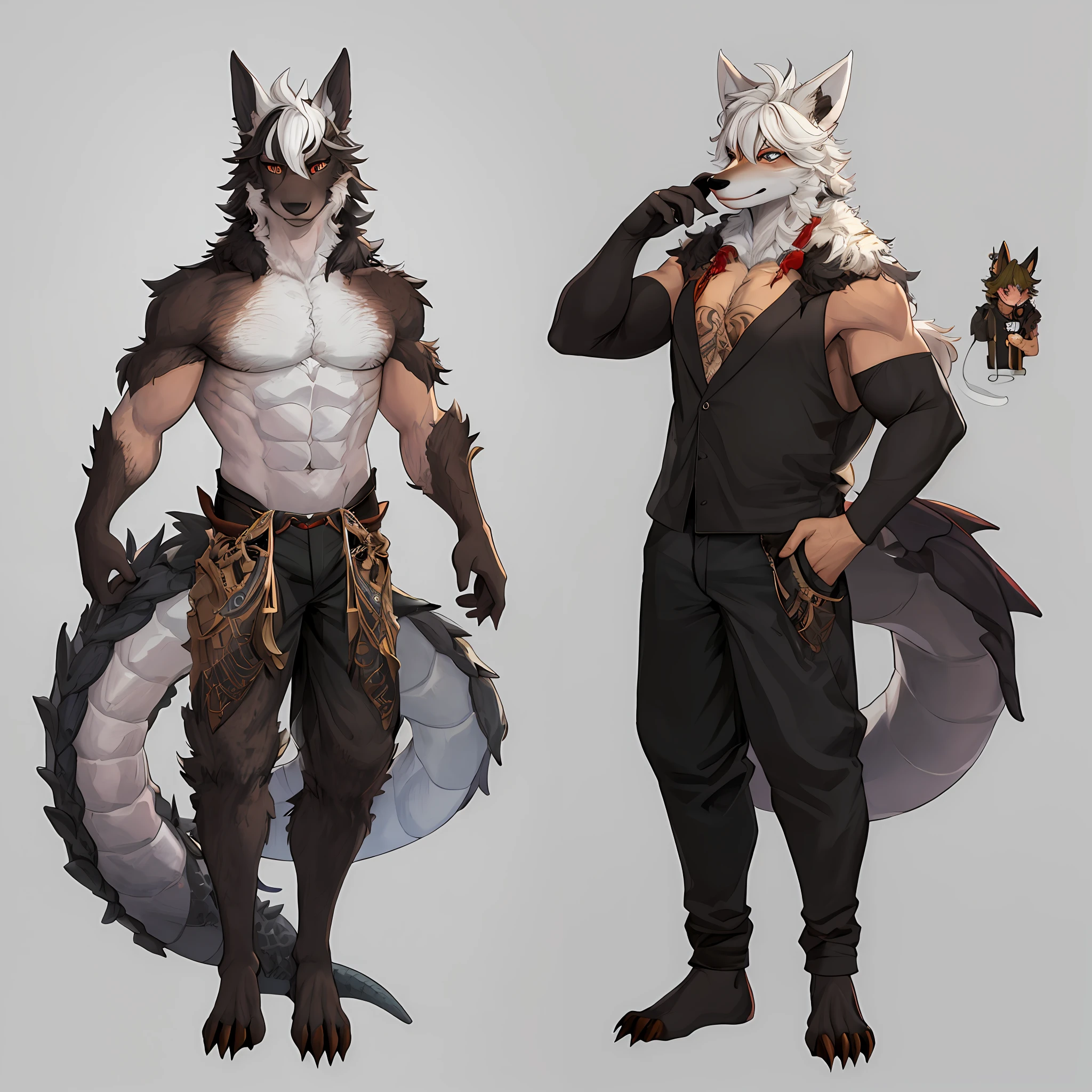 Male human dragon，a pastel by Kamagurka, Pisif, Furry art, a mythical creature, at pixiv, as an anthropomorphic dragon, young male anthro dragon, anatomically correct vulpine, a minotaur wolf, anthro dragon art, but as an anthropomorphic dragon