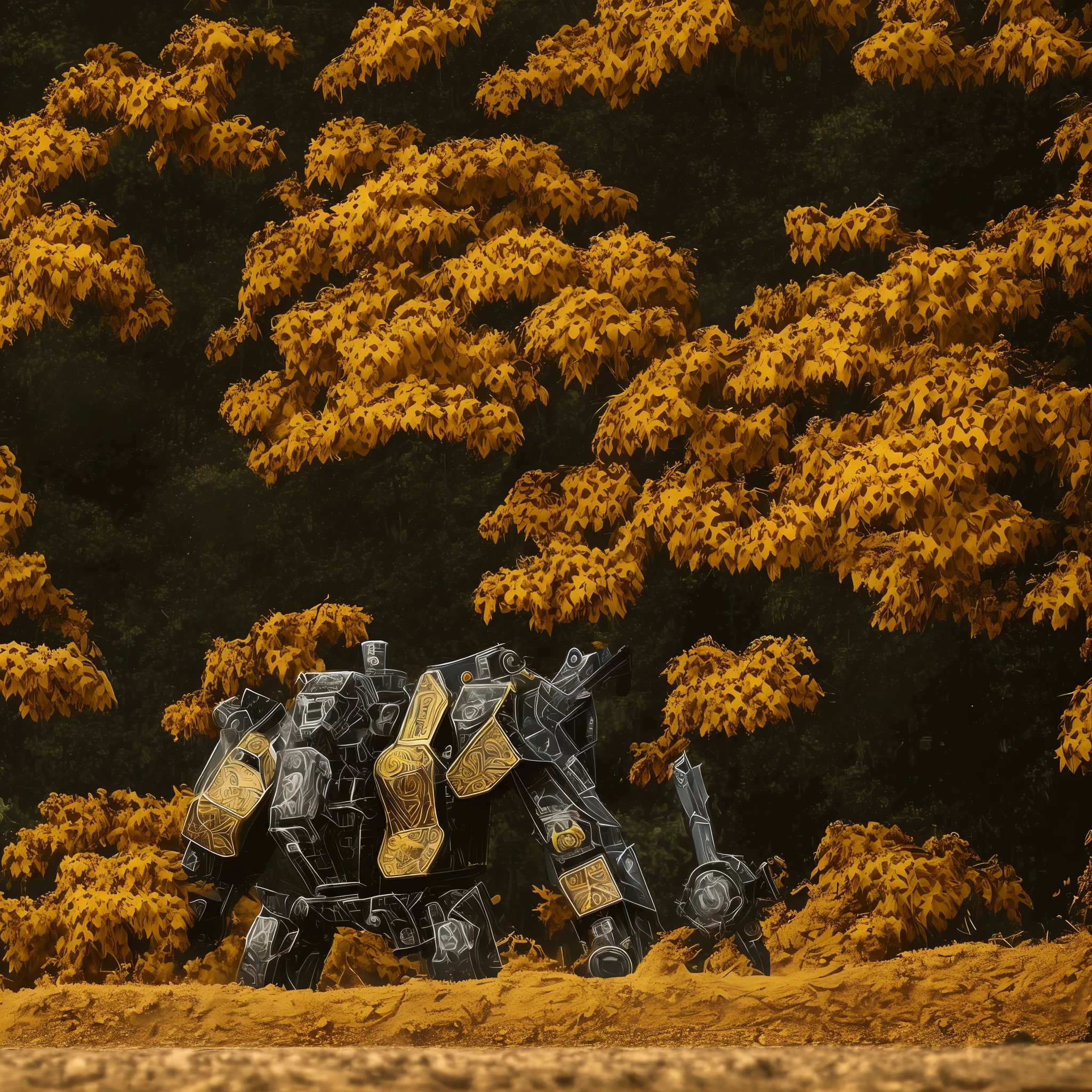 Black-gold mech，Wanderer --auto