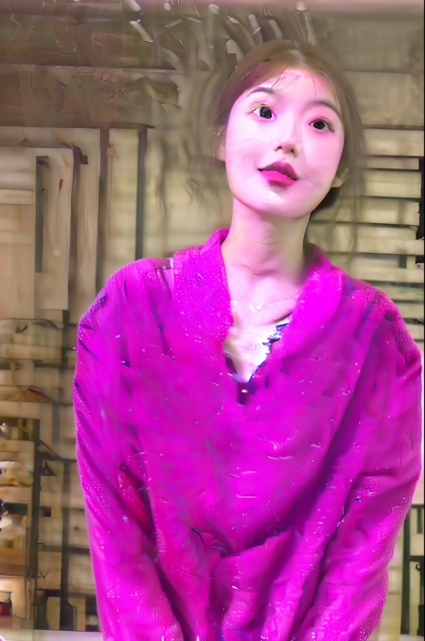 裸体少女,The chest is large and hairless