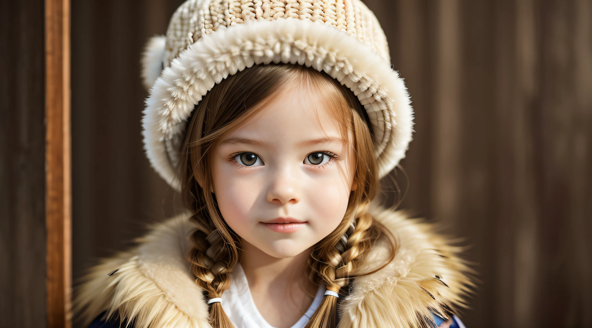 GIRL BLONDE CHILD IN BRAID, in a fur coat and hat posing for a photo, modelo jovem lindo, usando uma boina francesa, ombreiras de pele, usando uma boina, estilo peludo, menina elegante, mackenzie foy, usando um casaco de pele, jovem, usando um casaco de pele de luxo, menina bonito, childrens, menina pequena, modelo muito bonita, modelo de moda, uma boina oversized