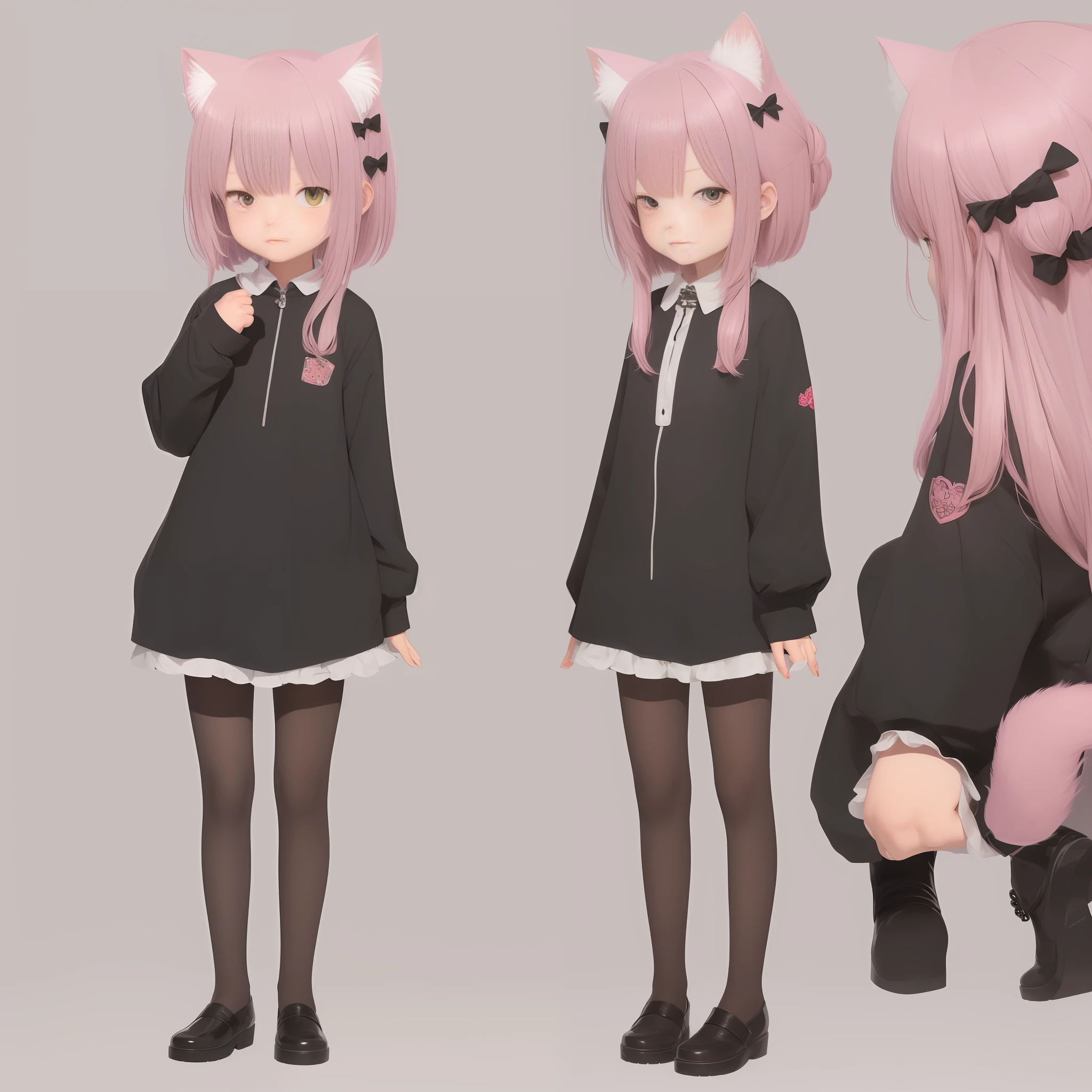 Loli is short cat ears full body Height one meter three