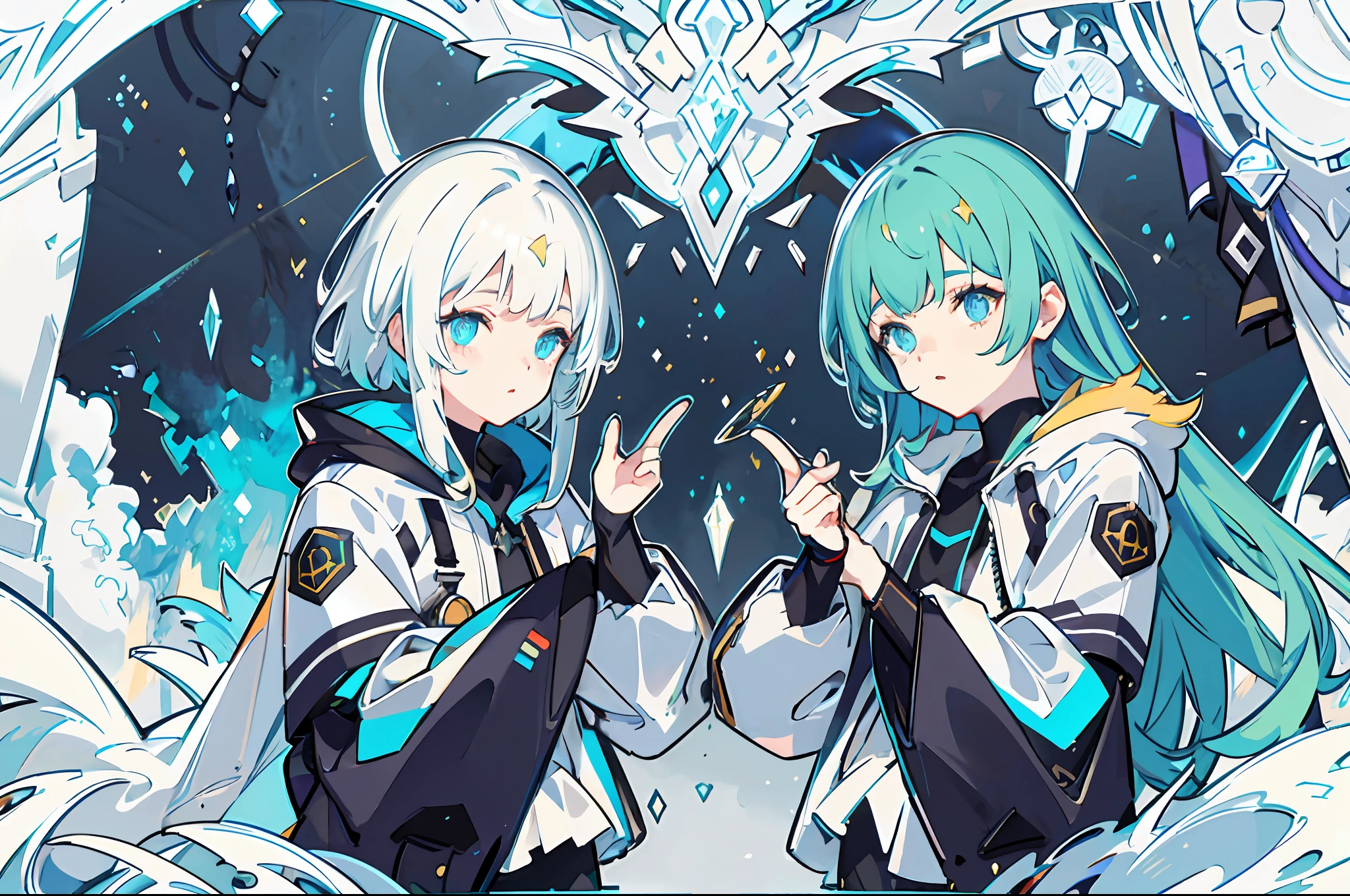 （（best qualtiy））， （（tmasterpiece））， （非常详细：1.5），  Men with different pupils，blue hairs， hdr（HighDynamicRange）， Ray traching，  Hyper-Resolution， Unreal 5， sub surface scattering， depth of fields， Maximum clarity and sharpness， Many-Layer Textures， Albedo e mapas Speculares， Surface coloring，Accurately simulate light-material interactions，perfectly proportioned，rendering by octane，twotonelighting，Low ISO，White balance，Luminous Particle，Light scattering，