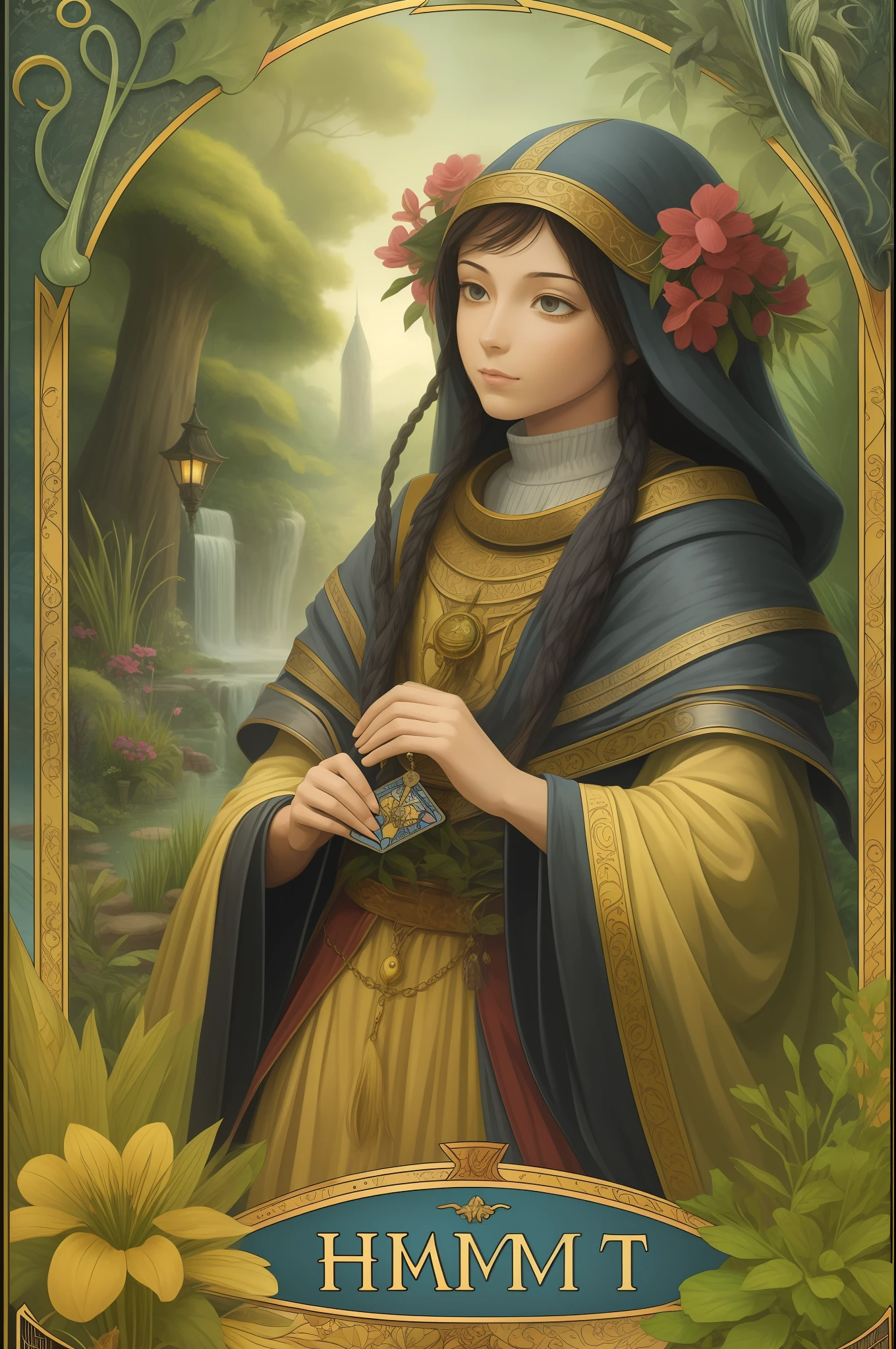 Fantasy Garden Tarot, hermit