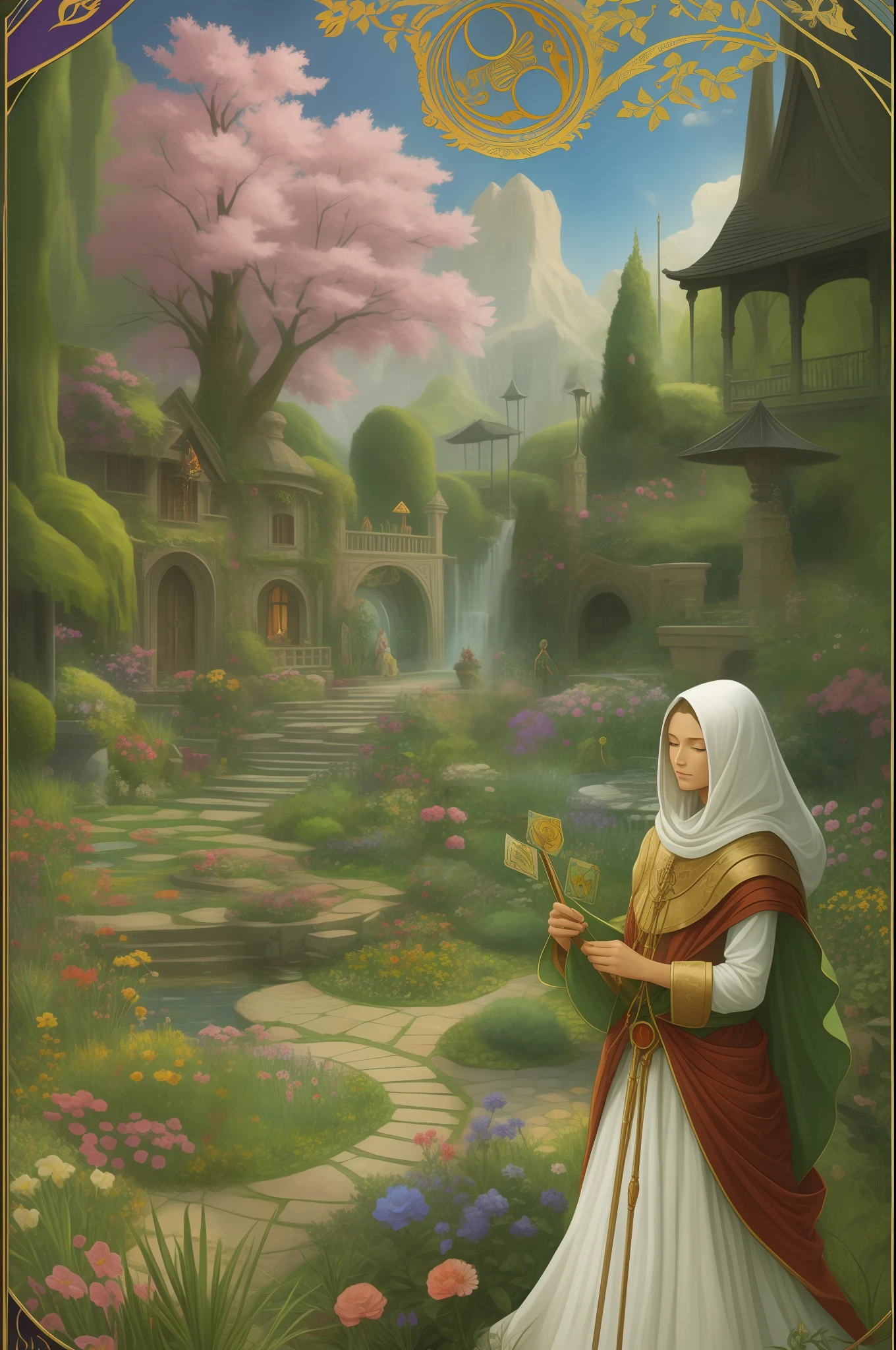 Fantasy Garden Tarot, hermit