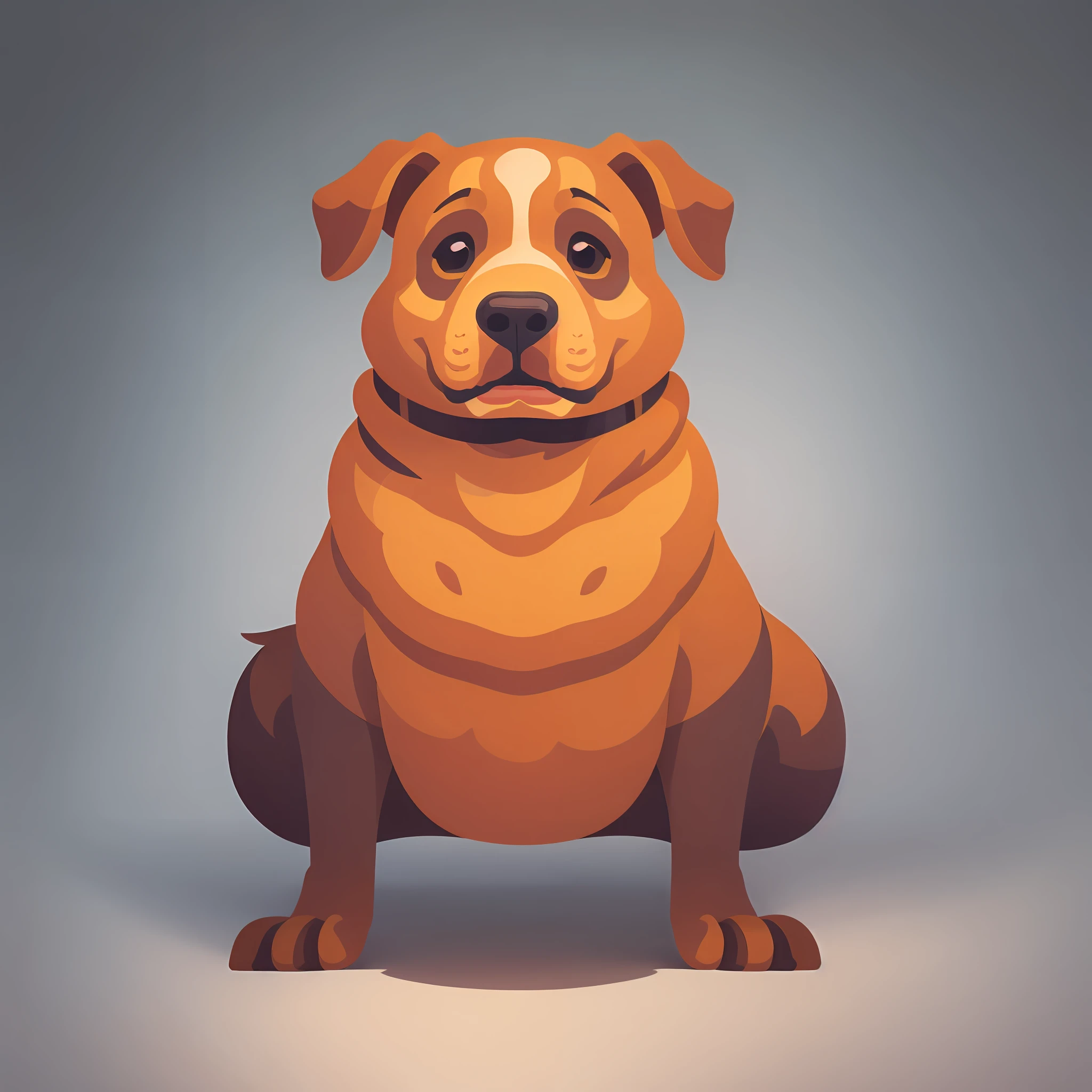 Bigmouth cartoon dog --auto