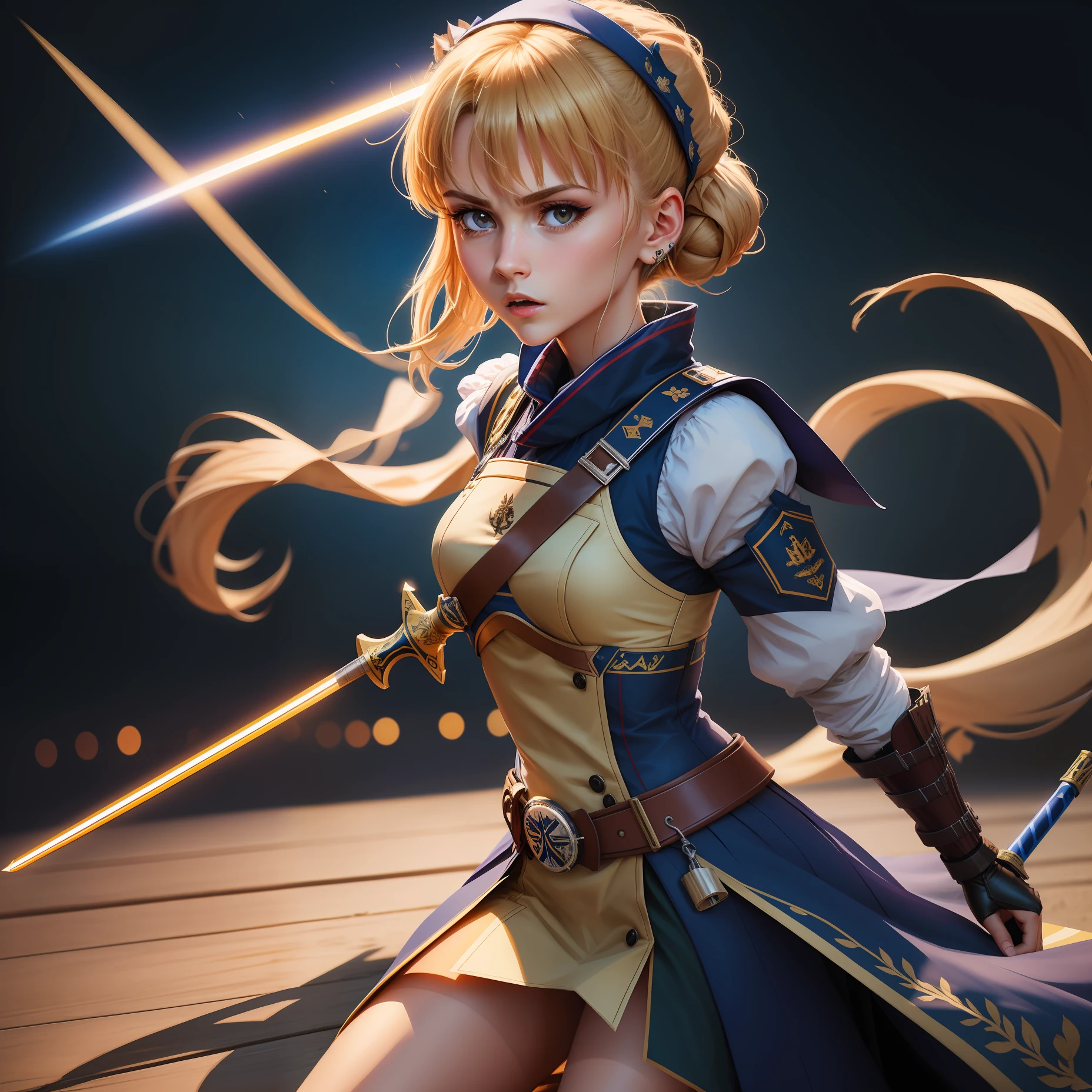 saber,Poster style