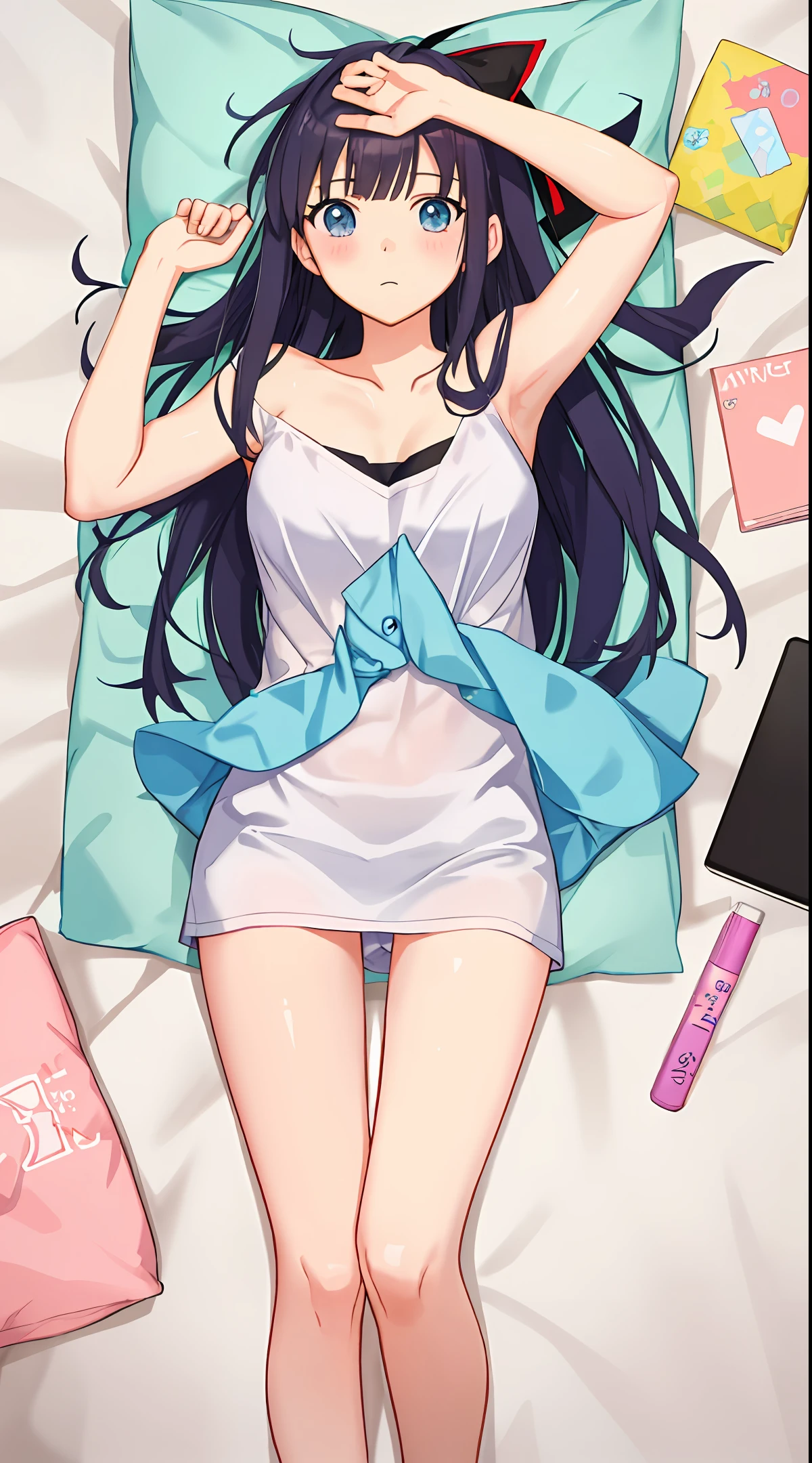 Hinata partially naked