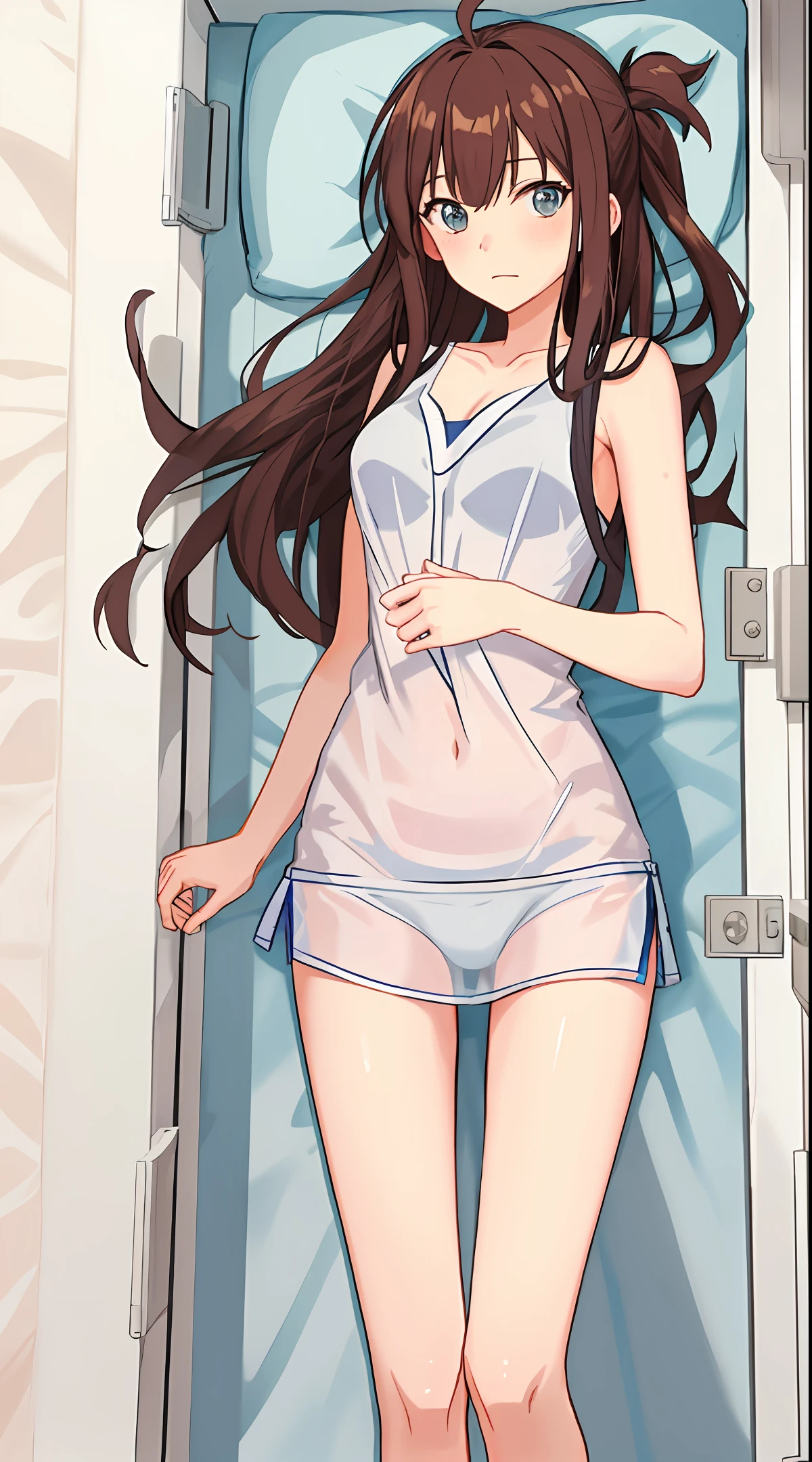 Hinata partially naked