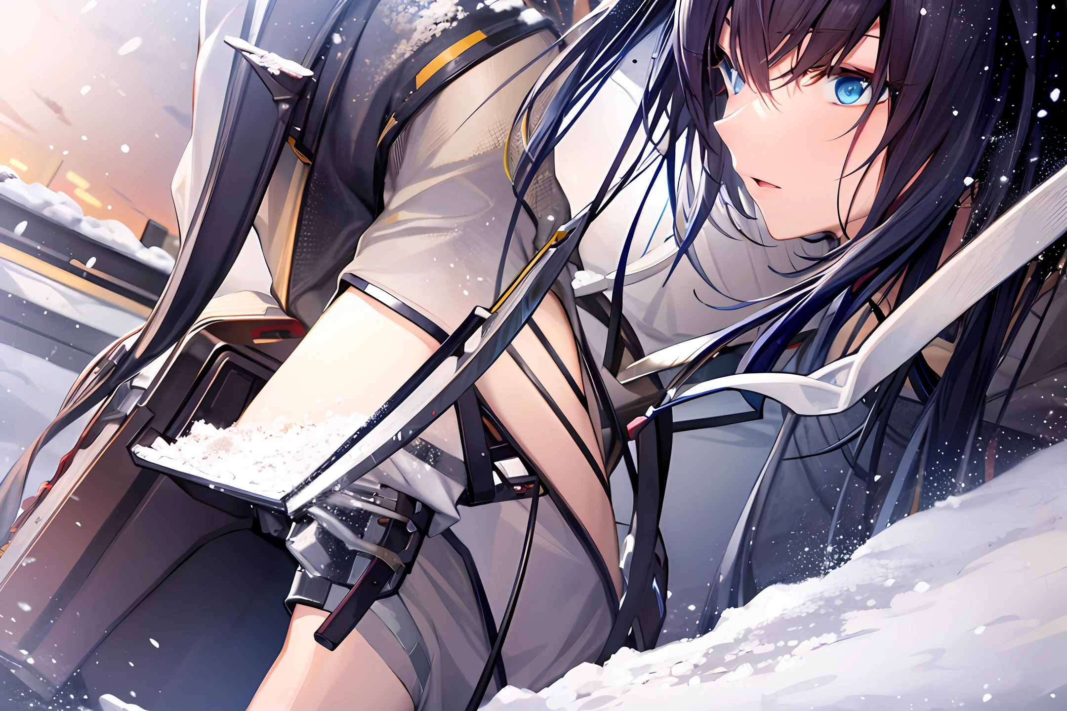 Yukino under the snow