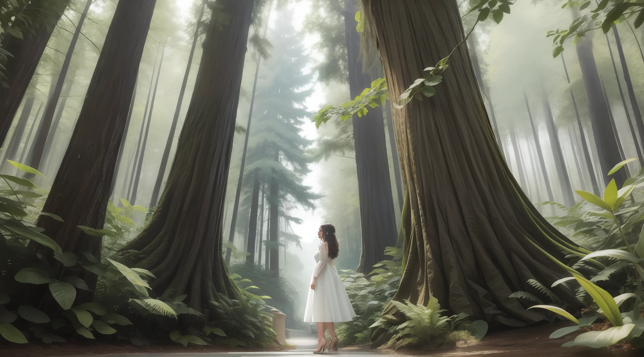 A beautiful background in a dress