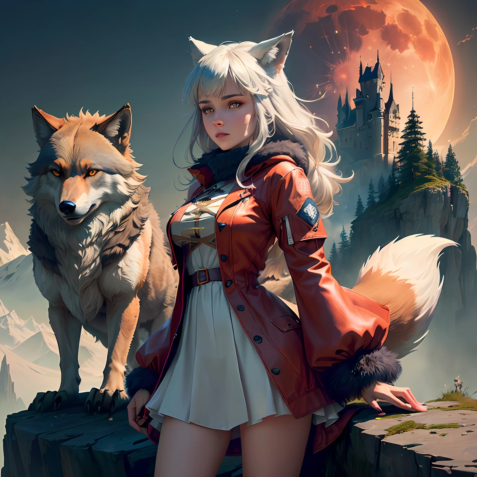 wolf pack,howl,animal,forest,