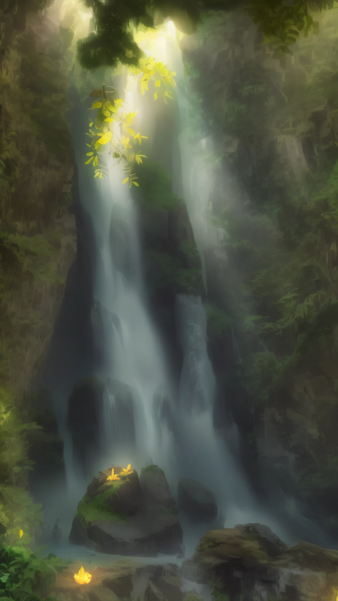 tmasterpiece，Best Picture Quality，Super detailed CG unity 8K wallpaper，Most Best Illustration，best shadow，Shine the elves，There is a glowing deer drinking by the pool，Natural elements with a forest theme。It is a mysterious forest，Beautiful forest，there's flowers everywhere，The leaves and branches are delicate and gentle，surrounded by fireflies，nature elements，Jungle theme，foliage，tree branch，glowworm，3 d model，Octane rendering，Ray traching，Ultra-detailed light and shadow。 --v6