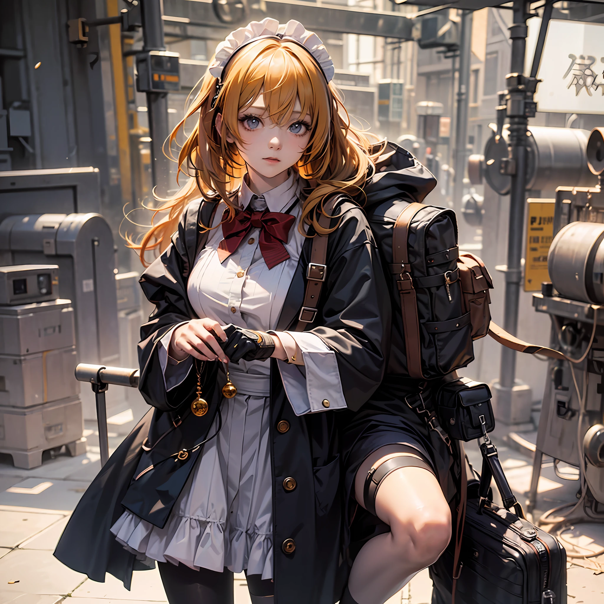 best qualtiy：1.0），（超高分辨率：1.0），animemanga girl，Cat lady，Shy，the maid outfit --auto