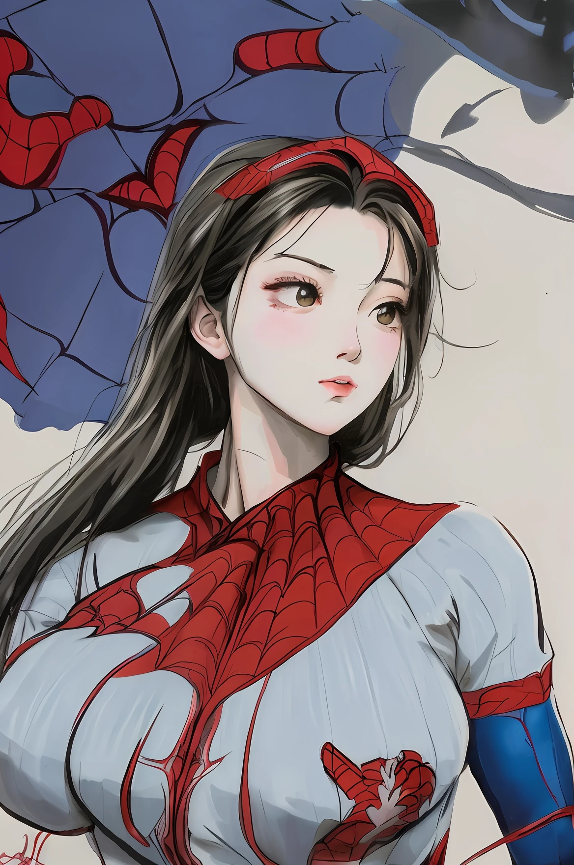 beautfull woman,Spidey,Chinese ancient style,Large scale