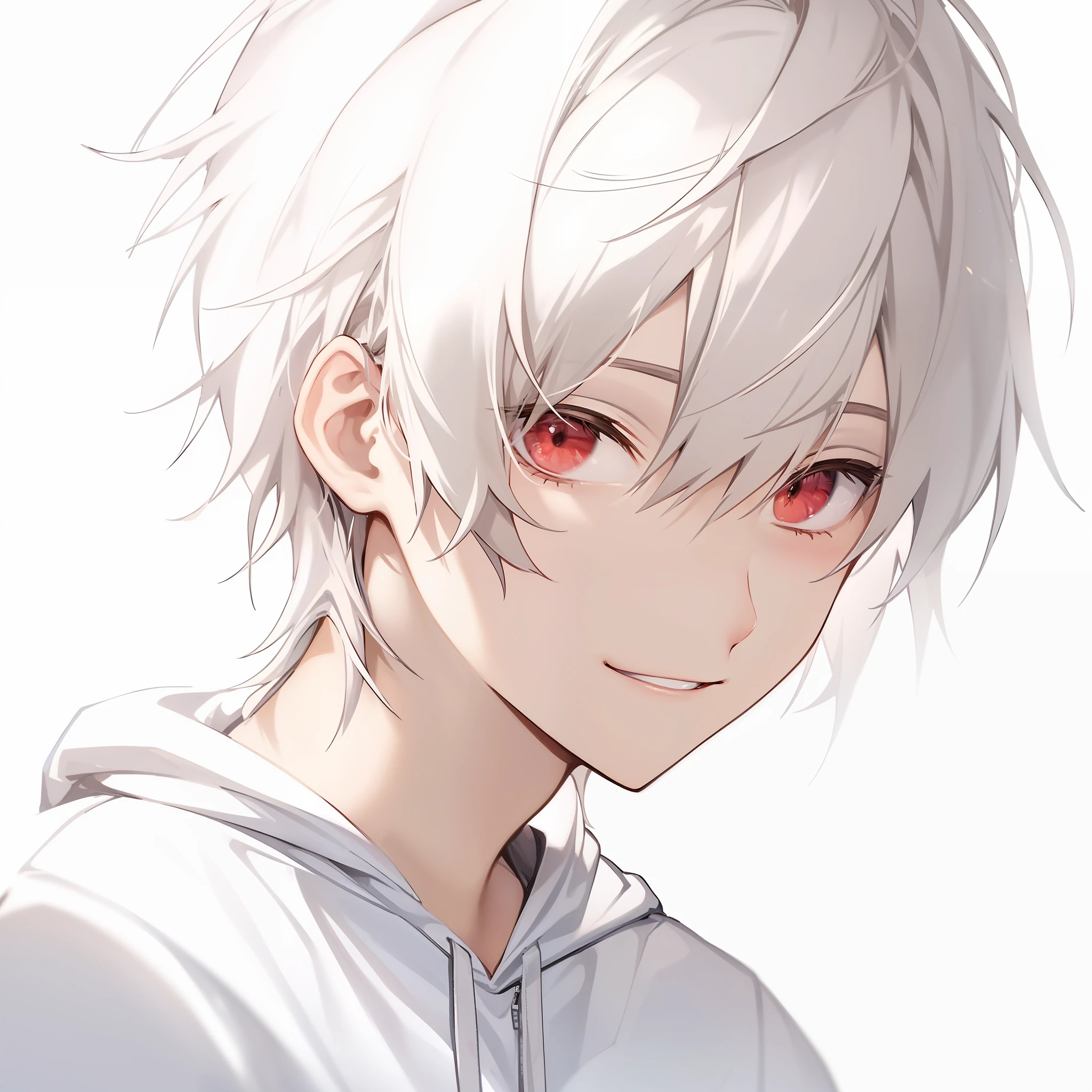 White hooded sweatshirt