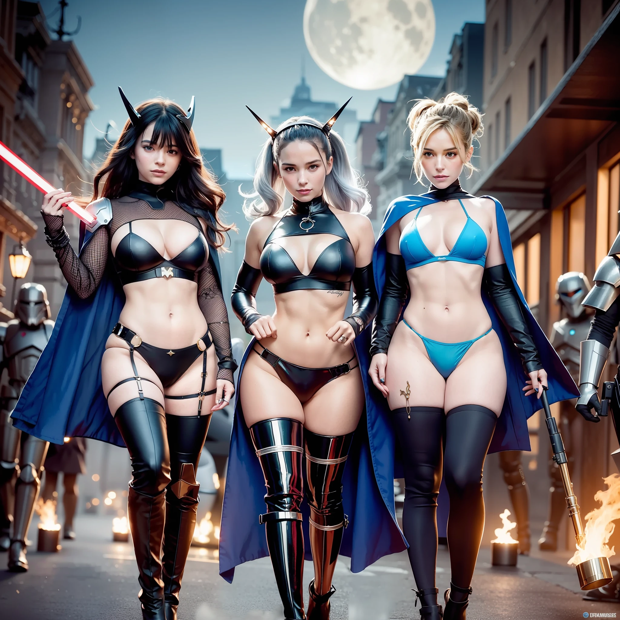Fire-follet dazzling moon dark nights "Xwing Star-Wars BattleShip Queen 6PO" Futuriste Scene "Heavy Metal" Diplomatic conceptual glamour pure female 38years key athletic slow walking Cosplay "Princesse Laia" "Daisy Ridley" "Nathalie Portman" Baroque Goddess symmetrical fullbody athletes face cheekbones effects glow embarrassed:1.5 saturated:1.5 hairstyles ecstatic lazuli goute entre beaux:1.5 yeux:1.5 dark brown pupils black irises turquoise sapphires mouth open teeth obvious smiles fringes:1.5 clavicles jacket floating jacket fixed shoulders:Open cape levitating jaket opals white shirt papillotes lace corsait gothic zip tin navy thick leathers bikini supports various breasts pointed:1.37 satin skirt:1.5 soies assorties amples spinelles nombril:1.5 Size chastity belt:1.5 silver adorned padlock Gold scarlet pubis-hairy obvious indigo garter underwear snap thighs legs boots volumetric:1.5 gothic decorated onyx ruby invokes:1.37 delicate Toys CGSCOSITY robots sunLight luminescence ultra:1.5 pro-photorealistic:1.5 optimal:1.5 qualities:1.5 accurate:1.5 details:1.5 DSLR max:1.5 resolution:1.5 colors-coded:1.5 perfection:1.5 improved:1.5 graduated:1.5 Octane_rendered:1.5 UHD XT3 16K DSLR HDR UnrealEngine5 Real Shadows 3dcg Analog ultra_Sharpness:1.5 Android Mecha Robot (EOS R6 135mm 1/1250s f/2.8 ISO400) C3PO fullbodye "Darth Vador" Mechanized adaptable gadjet Carbonites rune mannequins "Bruce Weber" girls tattoo fully dressed armor chrome Mandalorian heavy metallic flat bands fathoms brass richly decorated:1.37 embroidered glyphs ornate lava weapon plasma Tourmaline silver engravings lava incandescent DeathStar:1.5 inox xwing-fire-shoot-laser depths:1.5 background:1.5 equirectangular 360 chef-d' Background Alessandro Casagrande Michelangelo nsfw:1.37 etc.