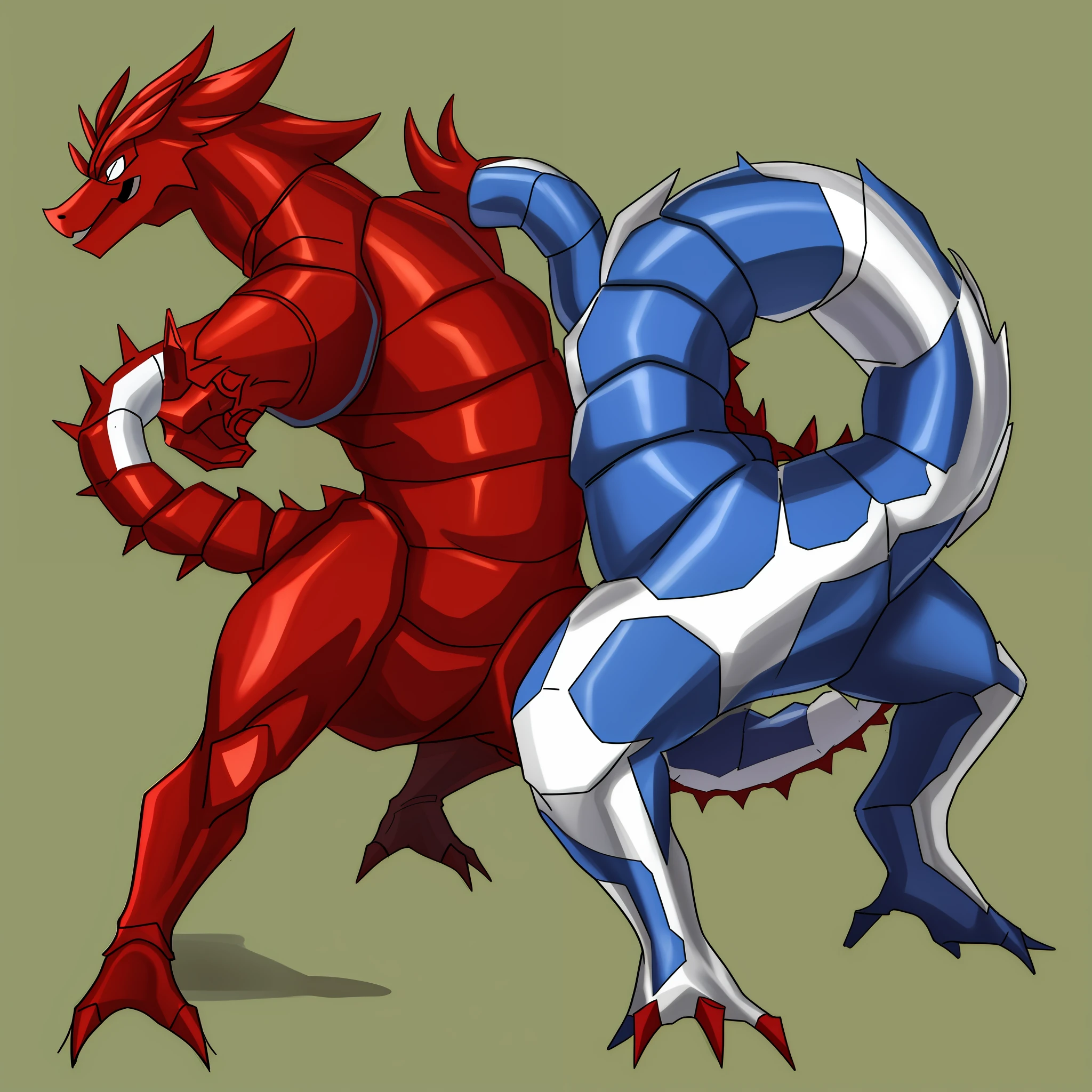 Western Dragon Red