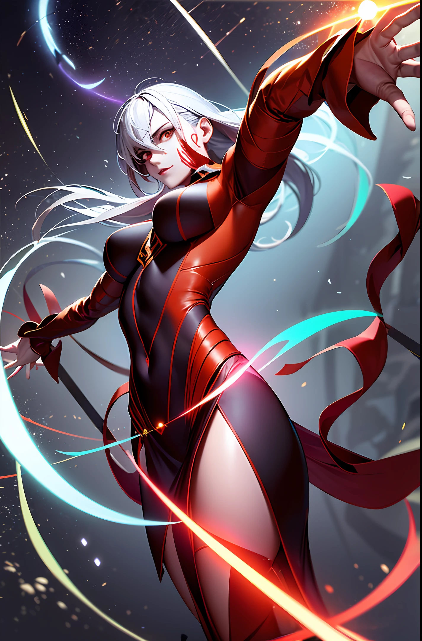 Personagem que cura em Project:BloodStrike, segurando uma arma com listras vermelhas de lasers (melhor qualidade)