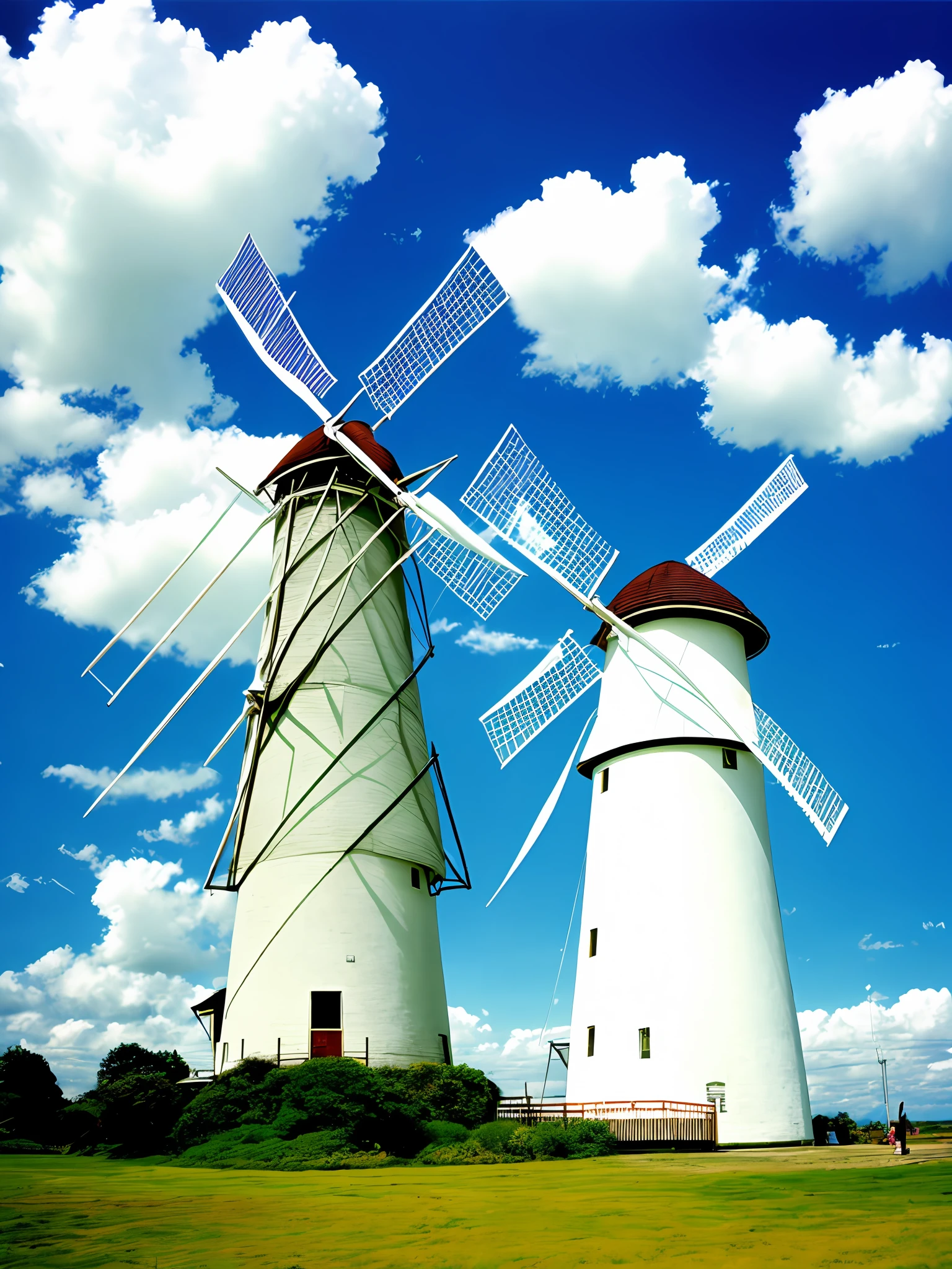 White Cloud Windmill Hayao Miyazaki