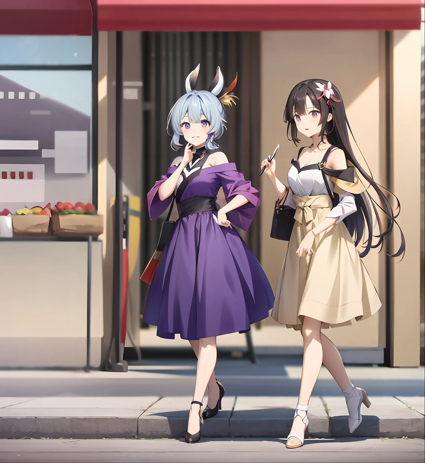 anime character with a sword and a purple dress, Ayaka Genshin impact, Keqing from Genshin Impact, ayaka game genshin impact, zhongli from genshin impact, Genshin impact's character, anime moe art style, onmyoji, Onmyoji detailed art, full-body xianxia, Katana Zero video game character