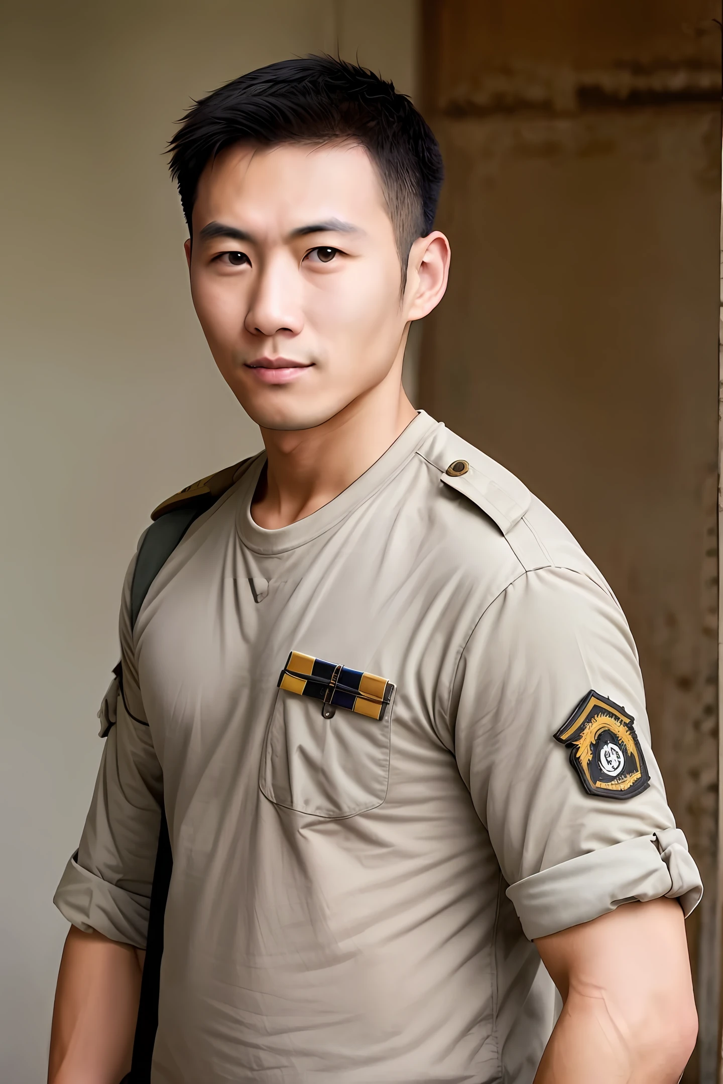 Men Asian soldiers all over