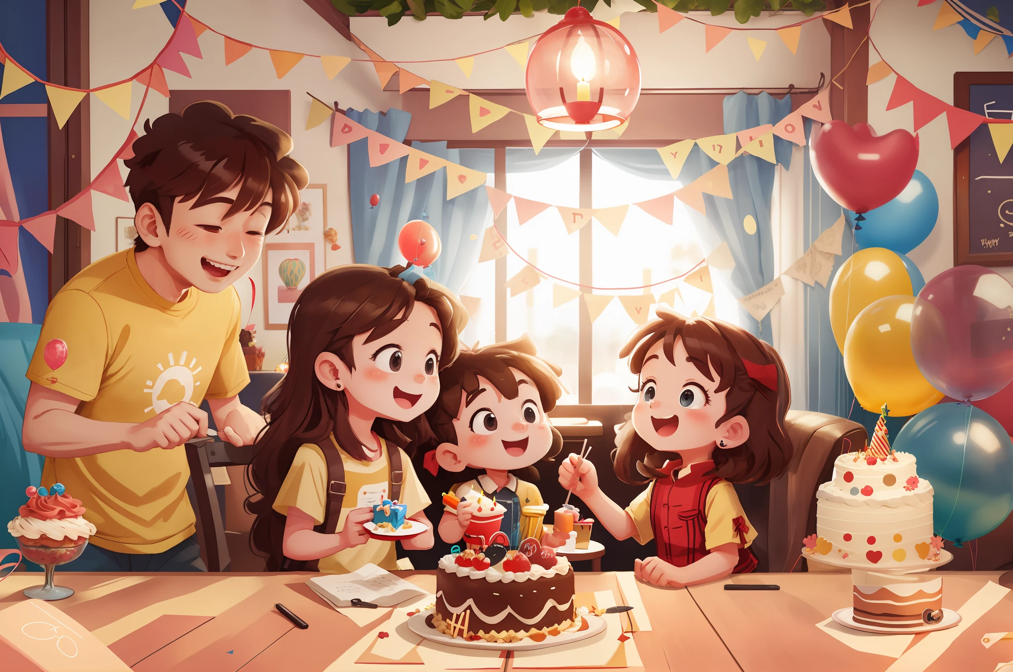 Birthday decoration，balloon