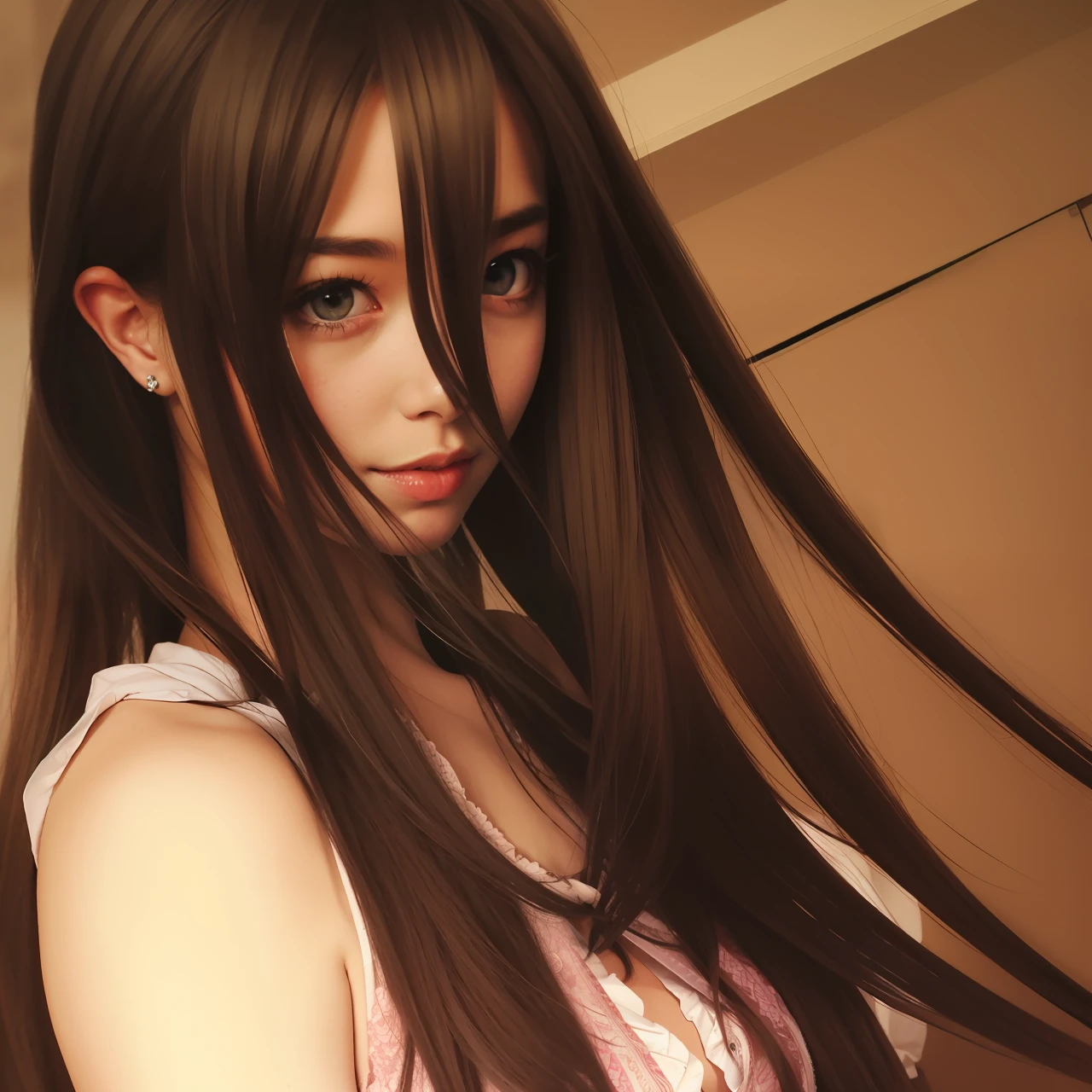 Long-haired girls