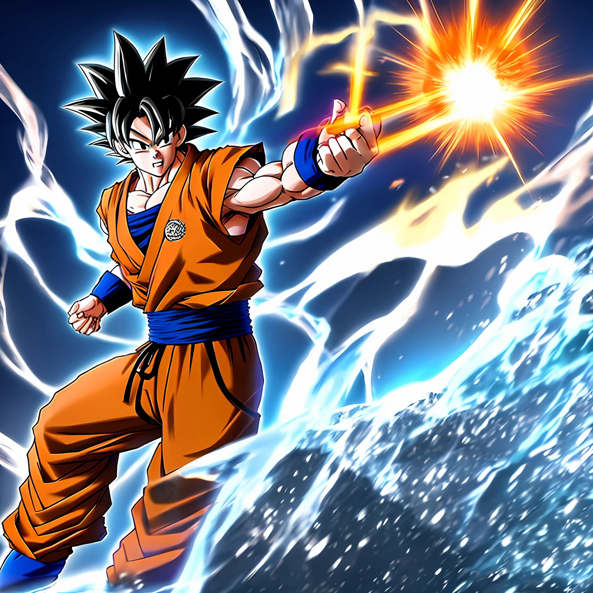 Dragon Ball Son Goku in a suit