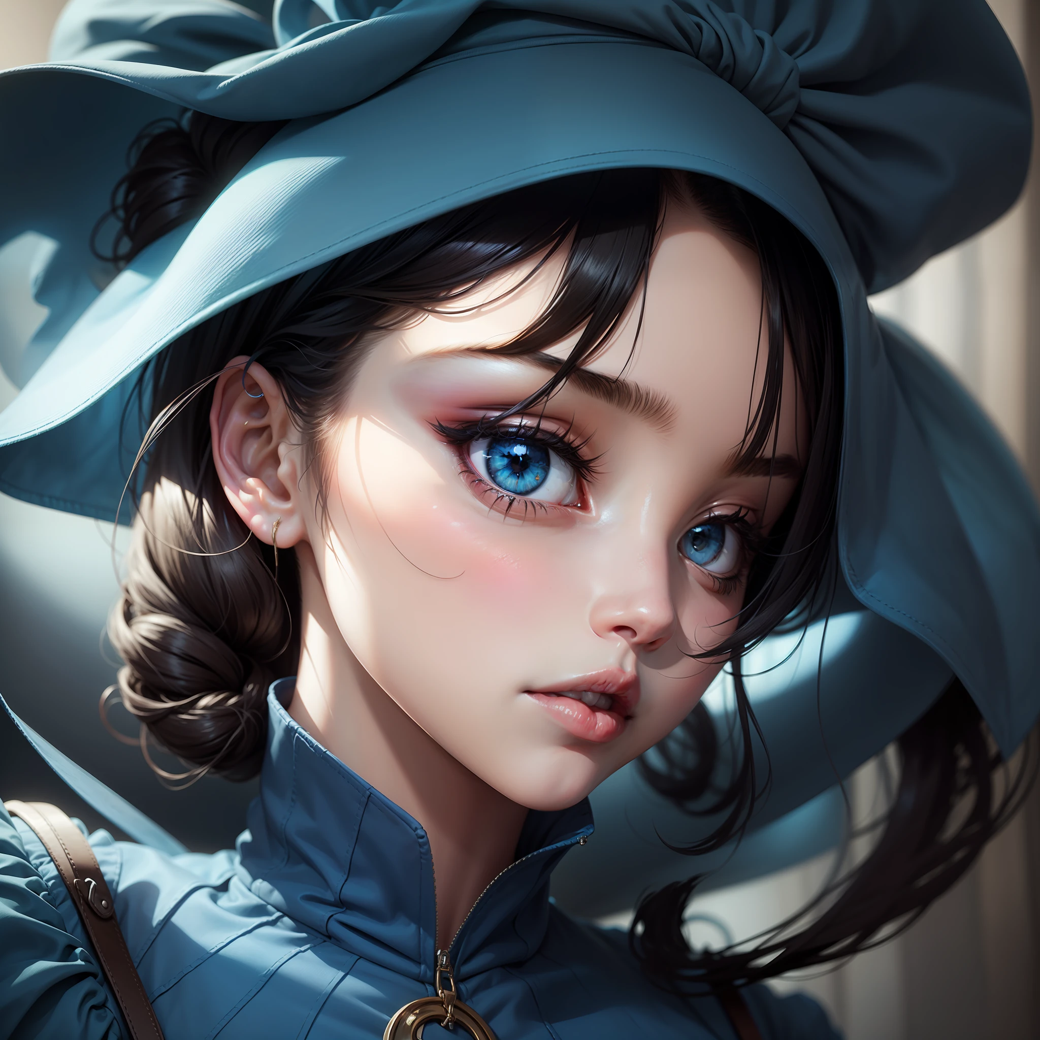 blue clothes