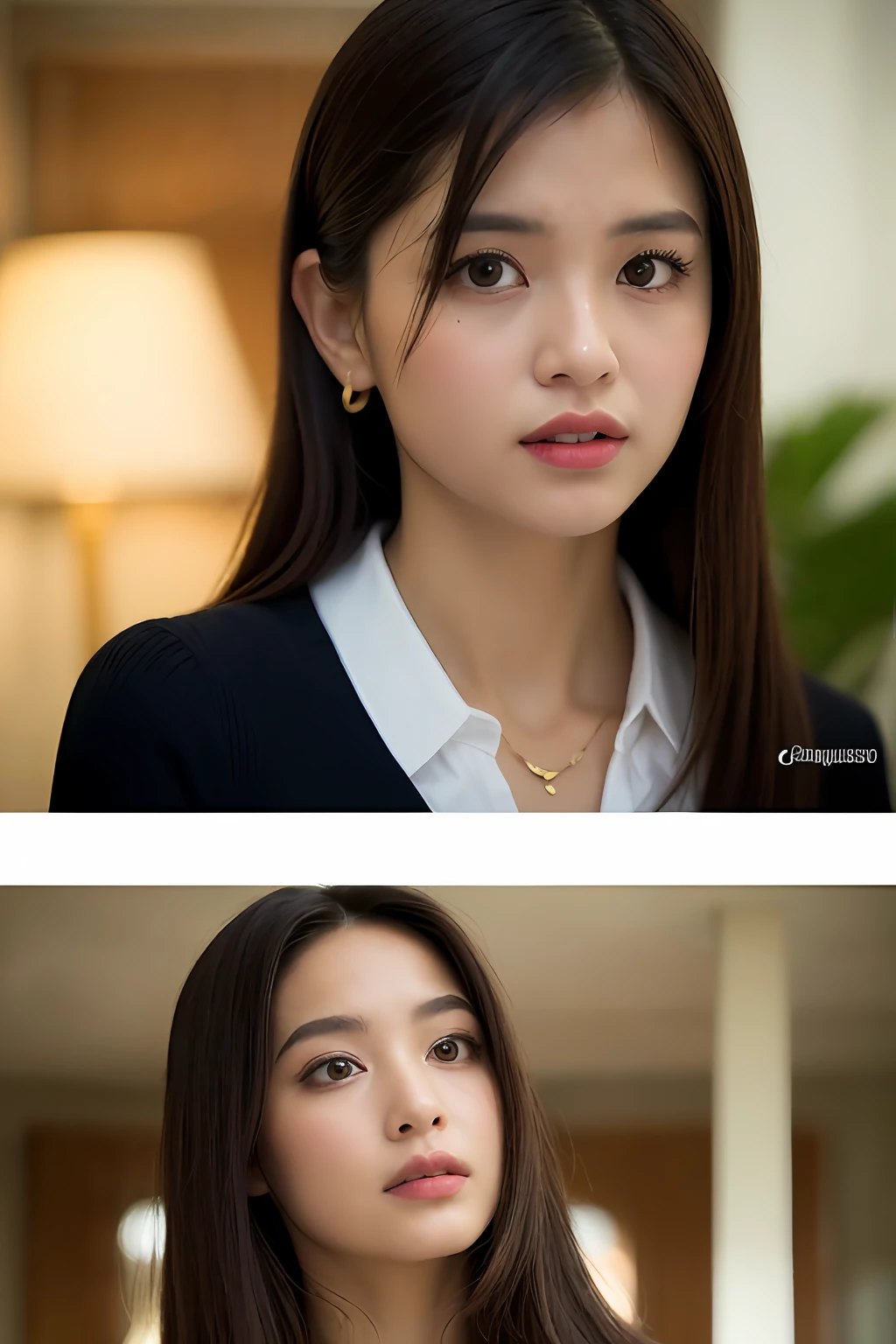 (8K、Top image quality:1.2)、(masterpiece:1.37)、(a picture、Hphotorealistic:1.37)、(超A high resolution)、A half body、Walking Pose、Shooting from front、Draw properly to the top of the head、slow motion、(Insanely detailed、bloom:1.5)、(finely best quality、Alessandro Casa Grande、Gregglettkowski、Sallyman、concept-art、4K)、(analogue:1.2)、(High- sharpness)、(Detailed pupils:1.1)、detailed faces and eyes、 masterpiece、finely best quality、(extremely detailed photo:1.1)、(Trance:1.1)、(infp young woman:1.1)、sharp、(Perfect body:1.1)、realisitic、realistic shadow、3D、Arms crossed over the chest
photographing:Canon EOS R6、135 mm、1/1250 seconds、F2.8、ISO 400