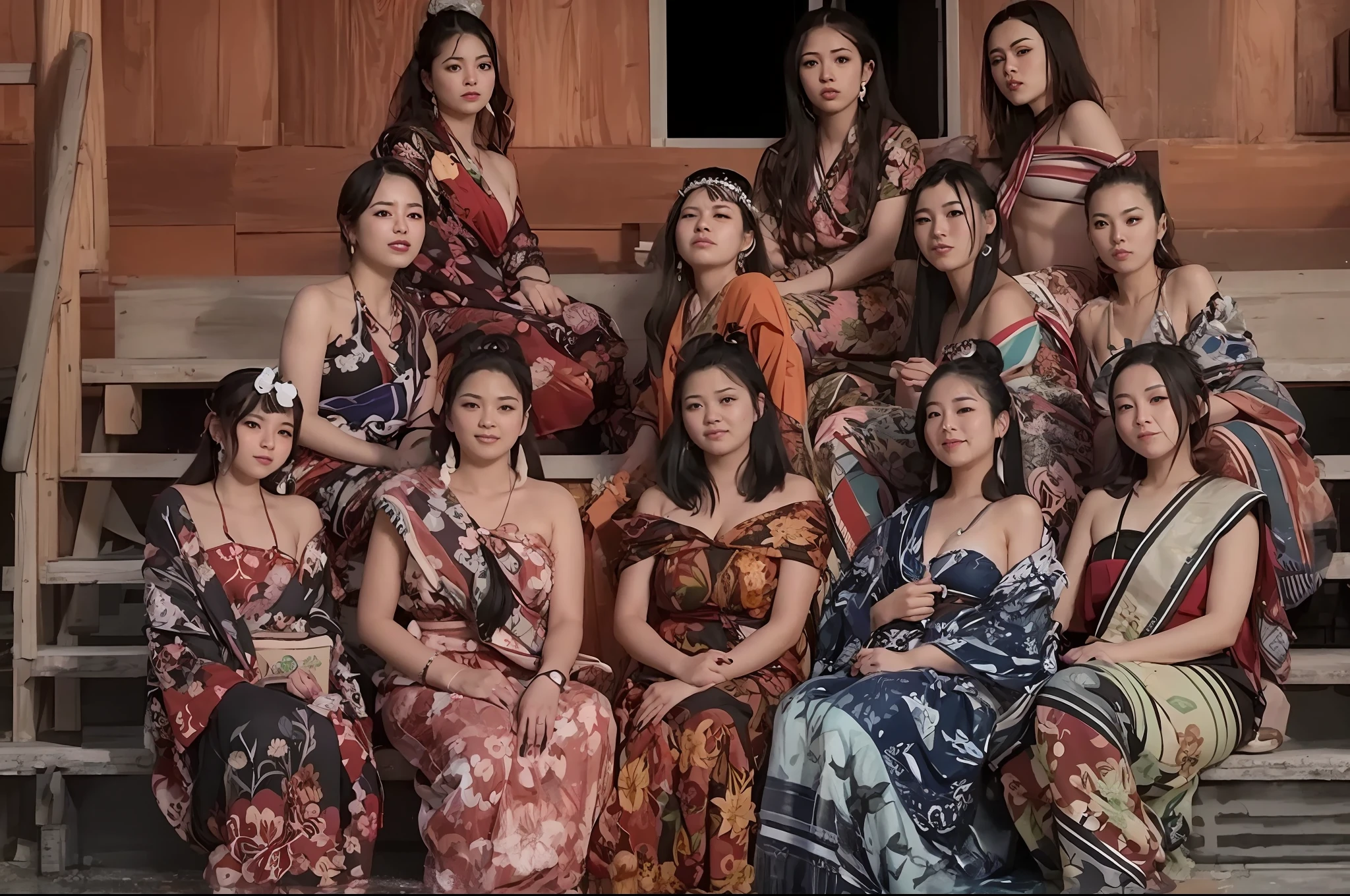there is a woman in a blue swimsuit posing for a picture, seductive anime girl, wearing leotard, cute girl wearing tank suit, ultrarealistic sweet bunny girl, realistic young gravure idol, pretty face with arms and legs, japanese goddess, sexy girl, photo of slim girl model, beautiful asian girl, photorealistic perfect body, japanese model, tight attire