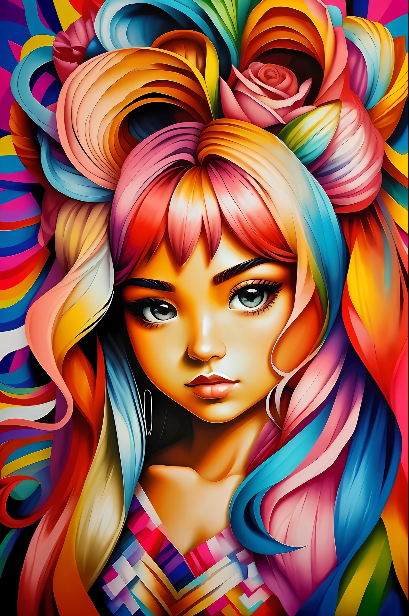 (Personagem A Pantera Cor de Rosa), Eduardo Kobra acolchoamento ,multidimensional geometric PORTRAIT wall, arte, chibi,
yang08k, lindo, cor de Rosa
obras-primas, qualidade superior, melhor qualidade, arte oficial, beautiful and aesthetic