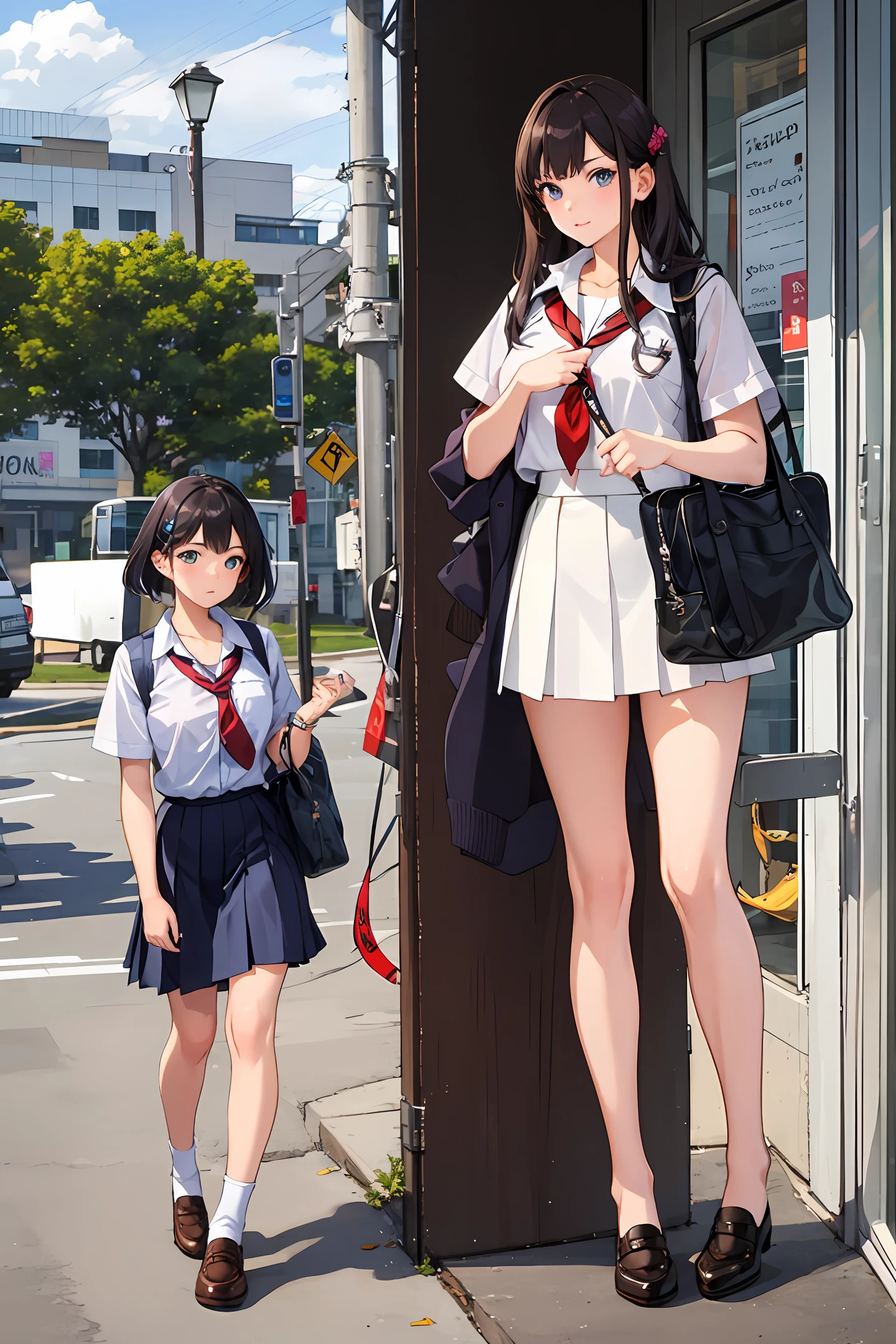 schoolgirls，Need，no clothes are worn