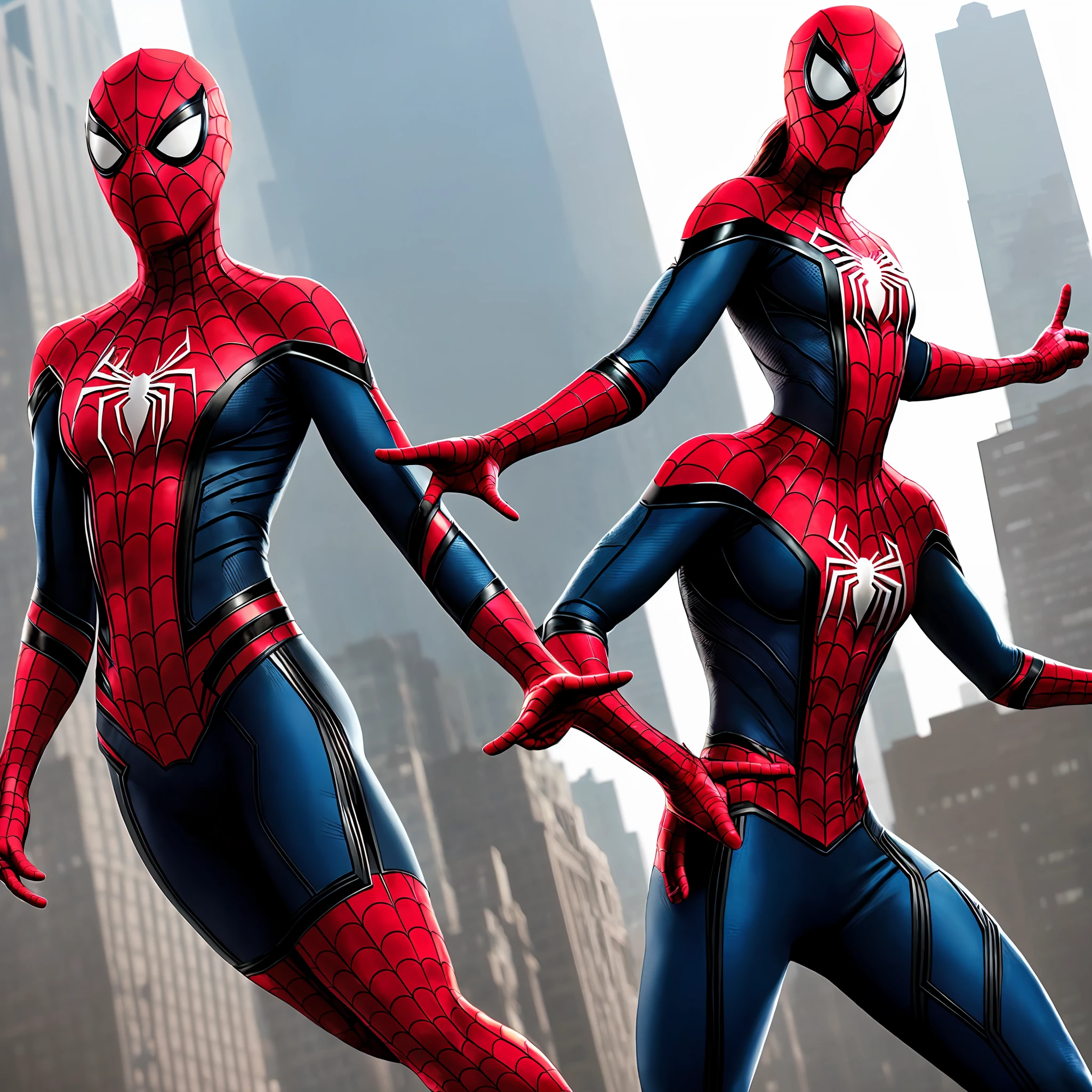 The female Spider-Man holds Capital