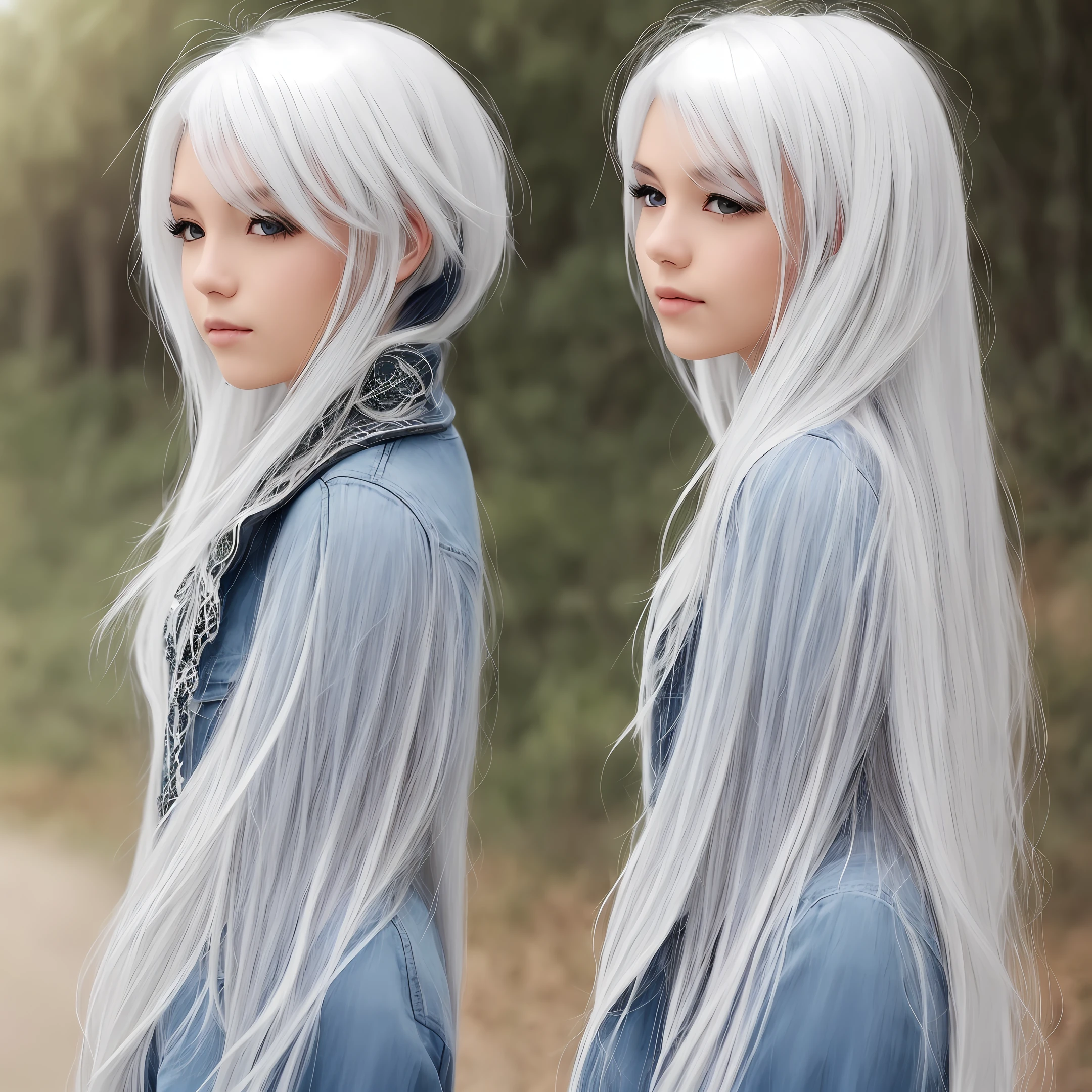 girl white hair