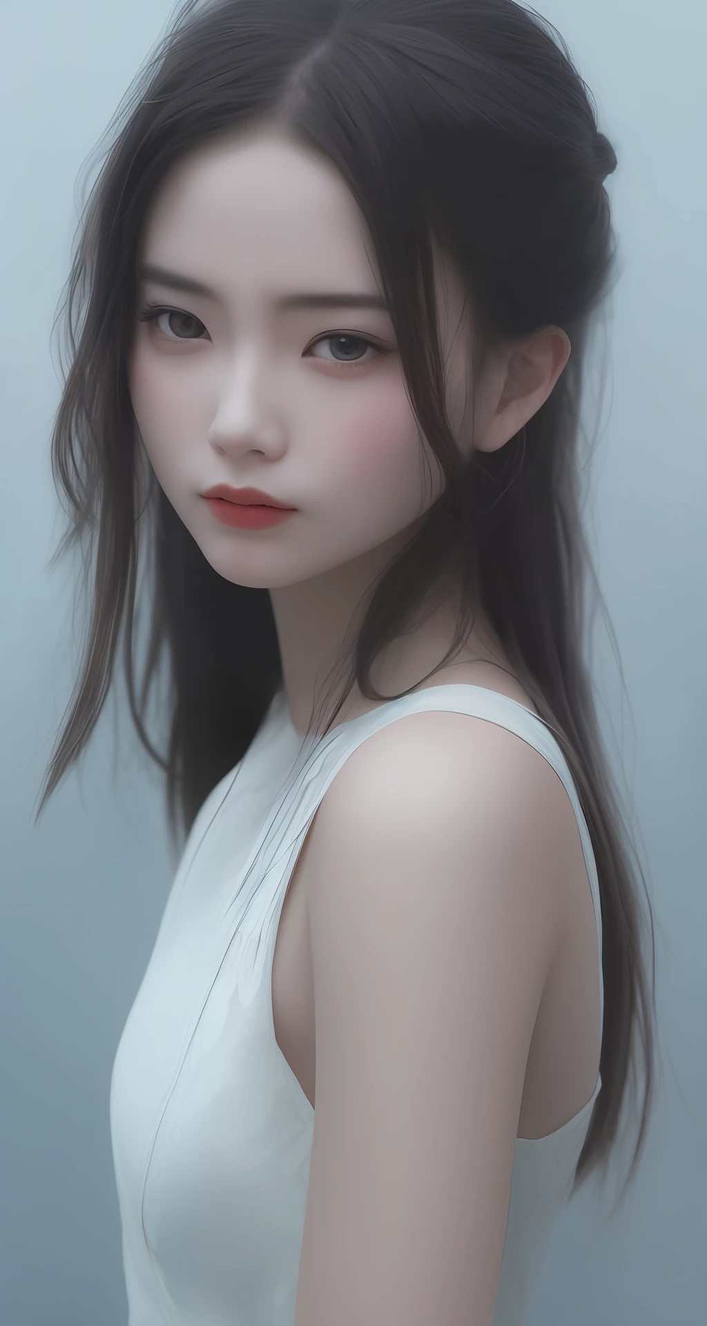 The red face is like a lotus，Plain skin like coagulation。Ruddy face，Like a lotus blooming；Snow-white skin，It's like curd。Such a girl，Naturally, it is a great beauty。