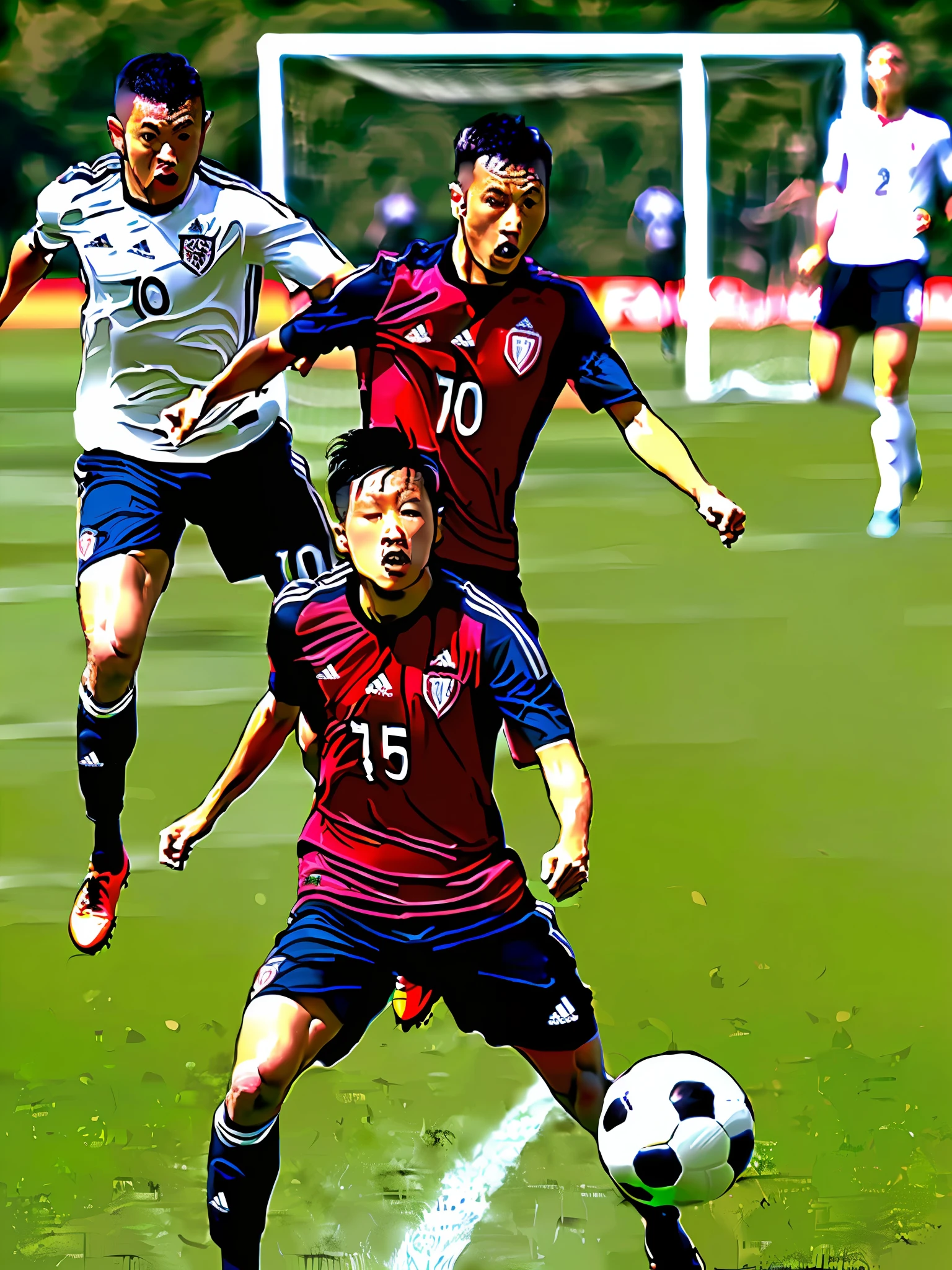 Bryant plays soccer