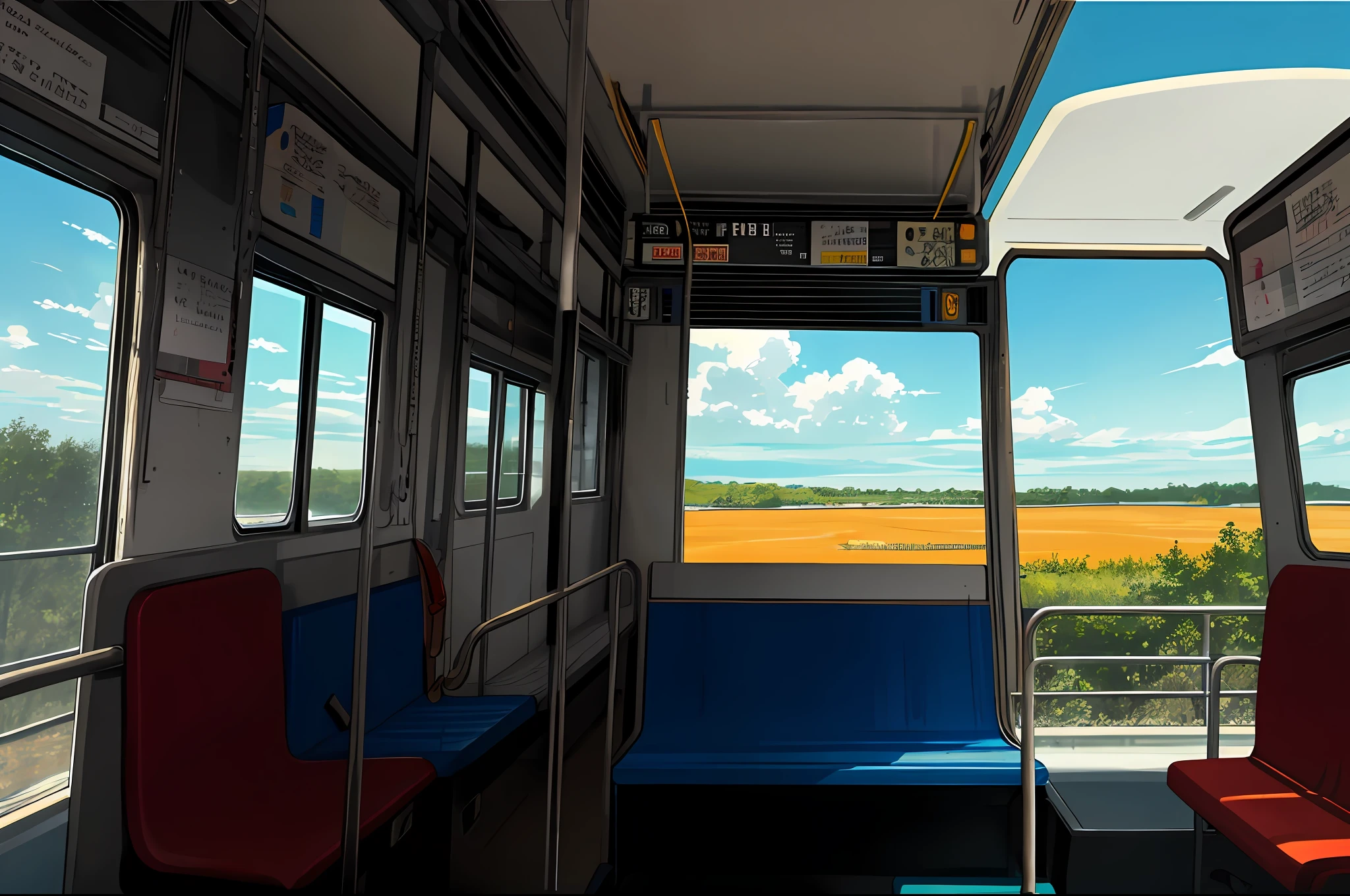 Realistic scenarios，northeast，scenecy，Endless sky，Shooting outside on a bus，The sun is good