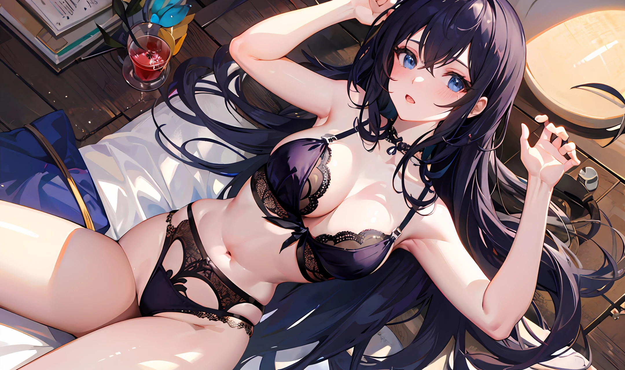 Anime girls，Erotic lingerie