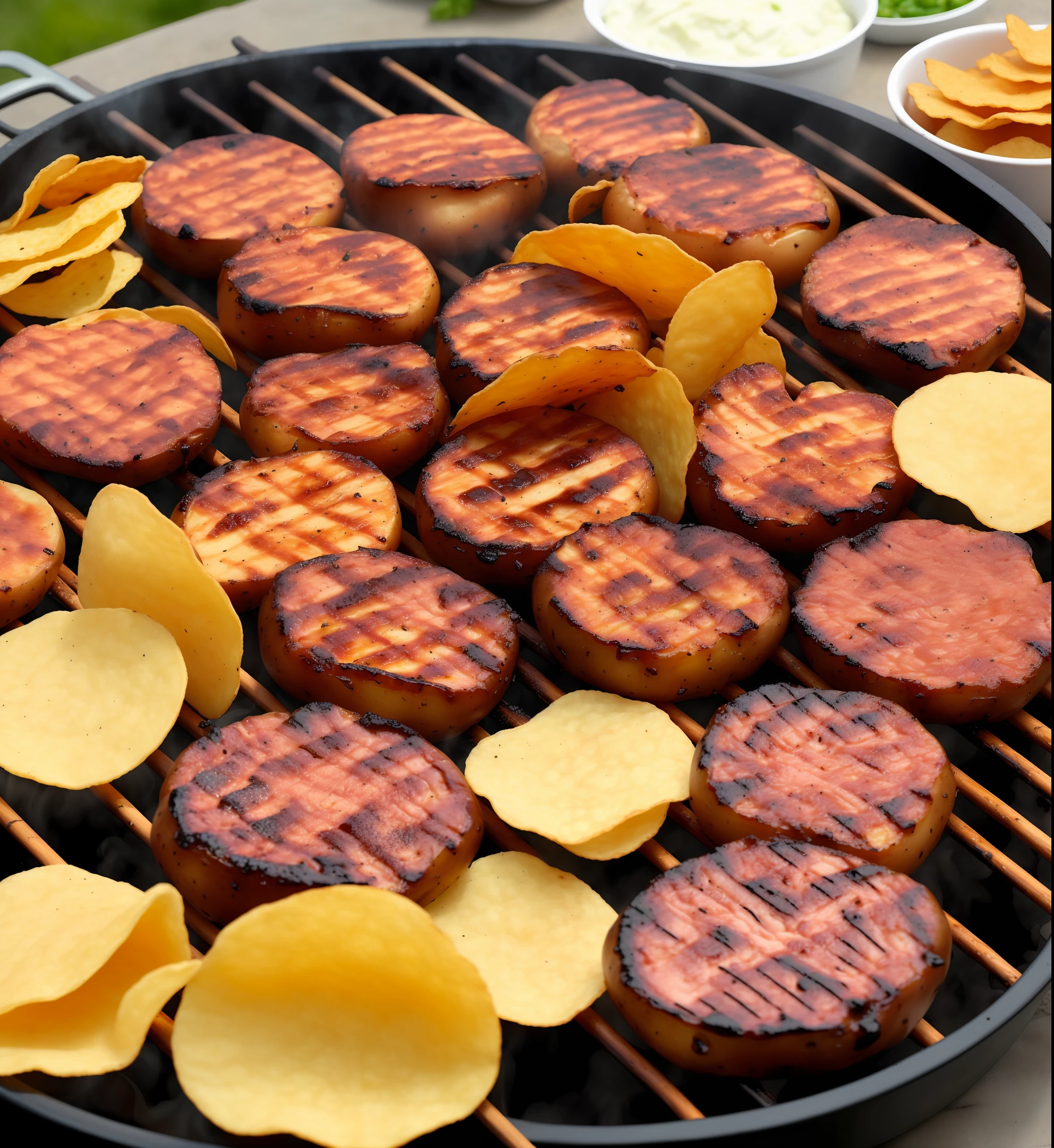 BBQ，Potato chips