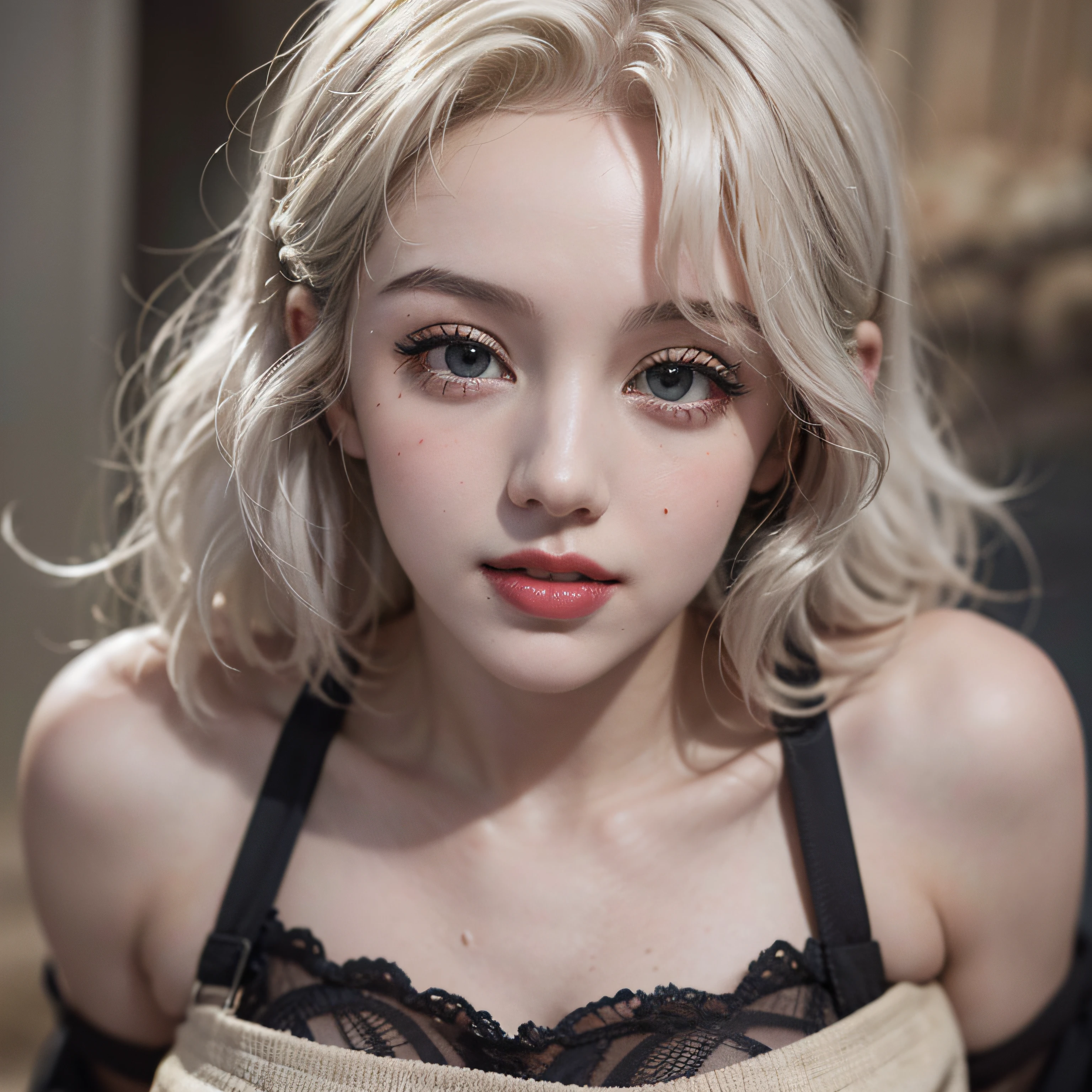 (in 8K、Raw photography、finely best quality、masterpiece:1.2)、(realisitic、Hphotorealistic:1.37)、Marilyn Monroe、32years old、ultra-detailliert、超A high resolution、One lady、独奏、D-cups、beautifull detailed face、独奏、White hair、A smile、raise the corners of one's mouth、Constriction、(Slim waist:1.3)、On the sandy beach、full of sweat、Translucent apron、Cooking dishes、Clear eyes、precise face features、Whole human body、Slightly powdered skin texture、Feathering、(Detailed skin)、Realistic texture、Muffled light、Gradient Blending、Perfect face and proportions、Dense skin Beautiful detailed skin、Skin Texture、Floating hair、Professional lighting、