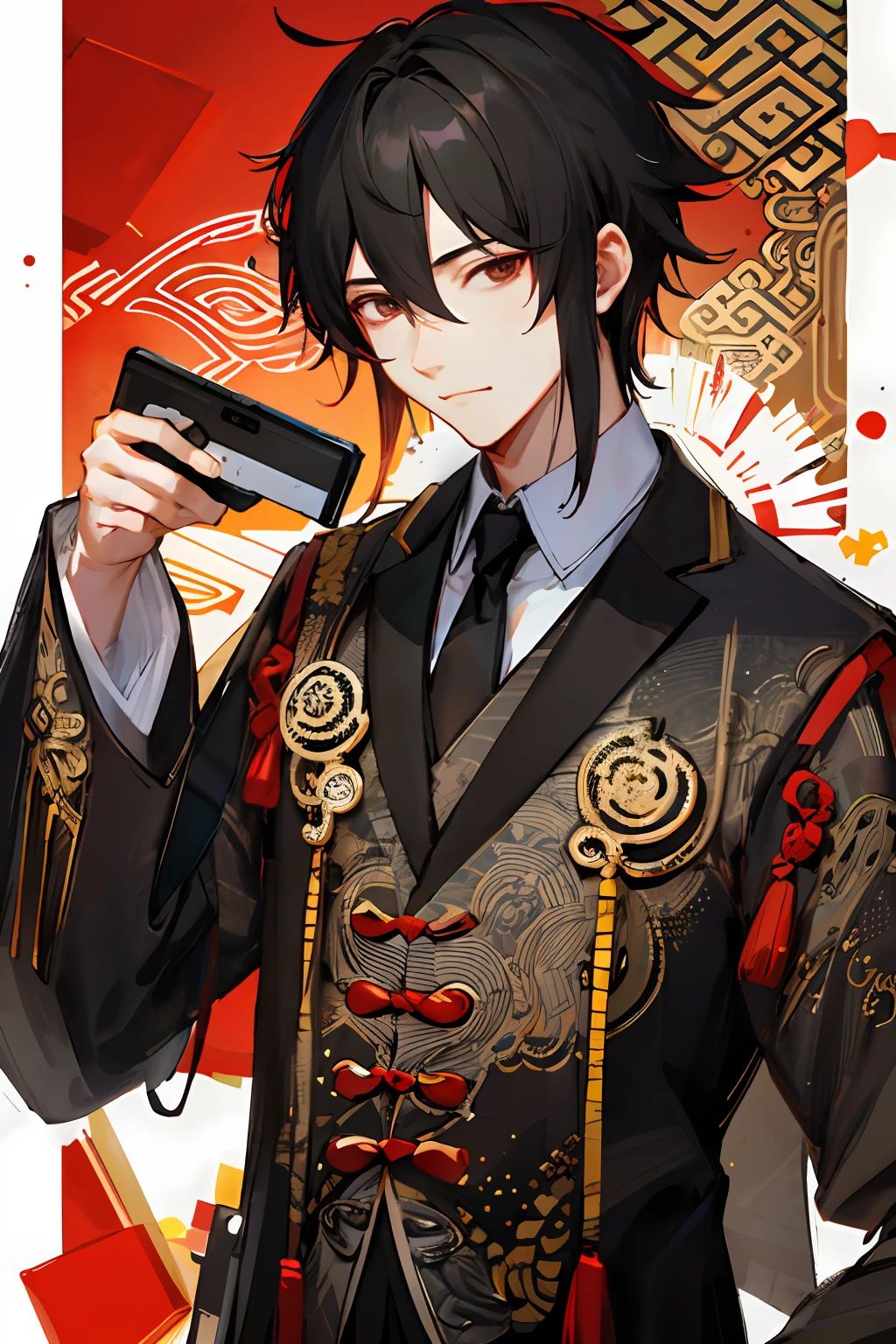 Chen Guanyu,A male high school student,Love to play games,Coarse shell