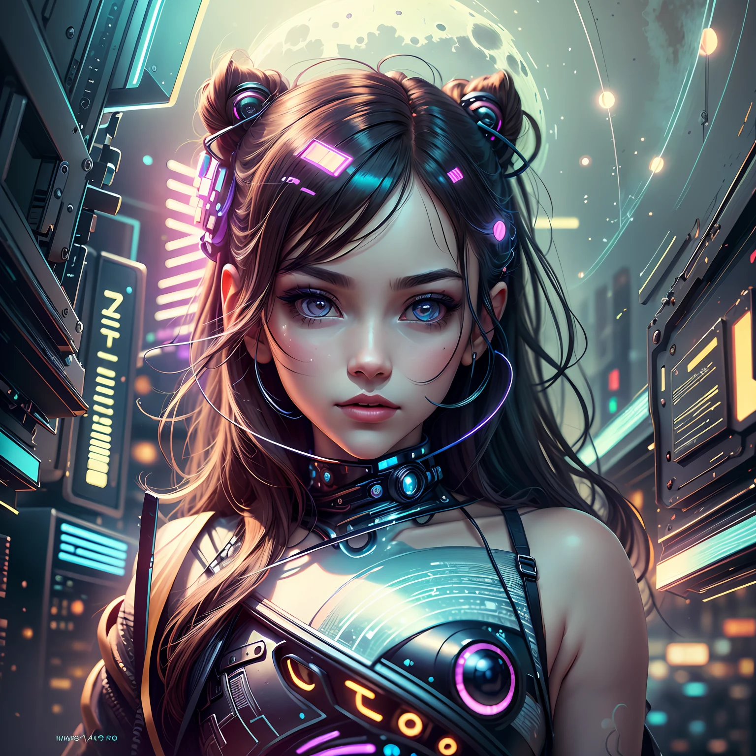 cyber-punk, messy hair, stereogram, best quality, masterpiece, highres --auto