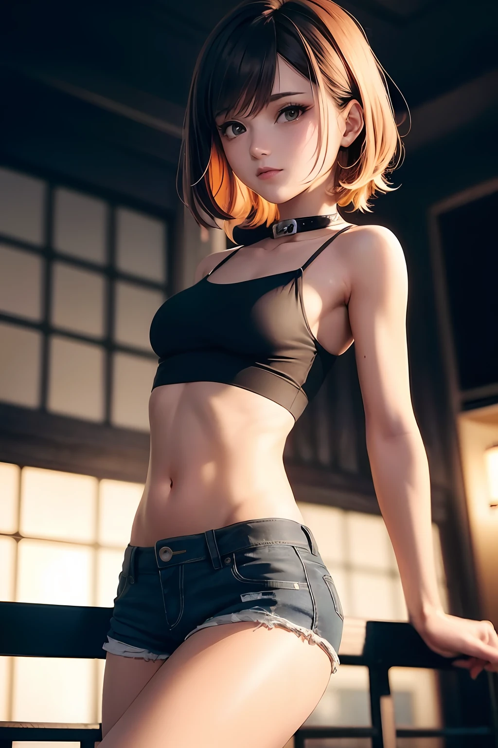 Naruto Konan's beautiful breasts half naked