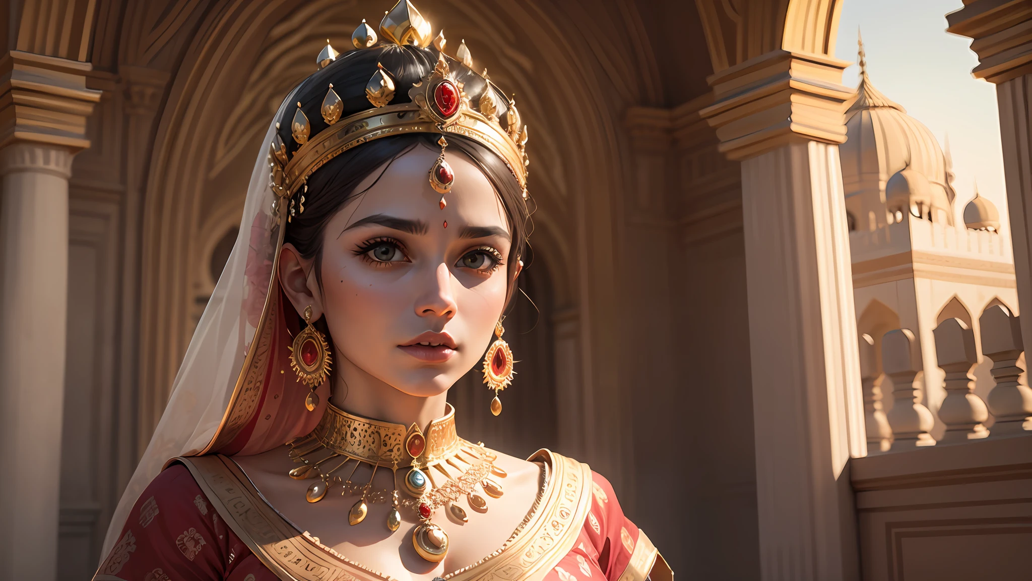 8k ultra realistic royal palace in indian theme