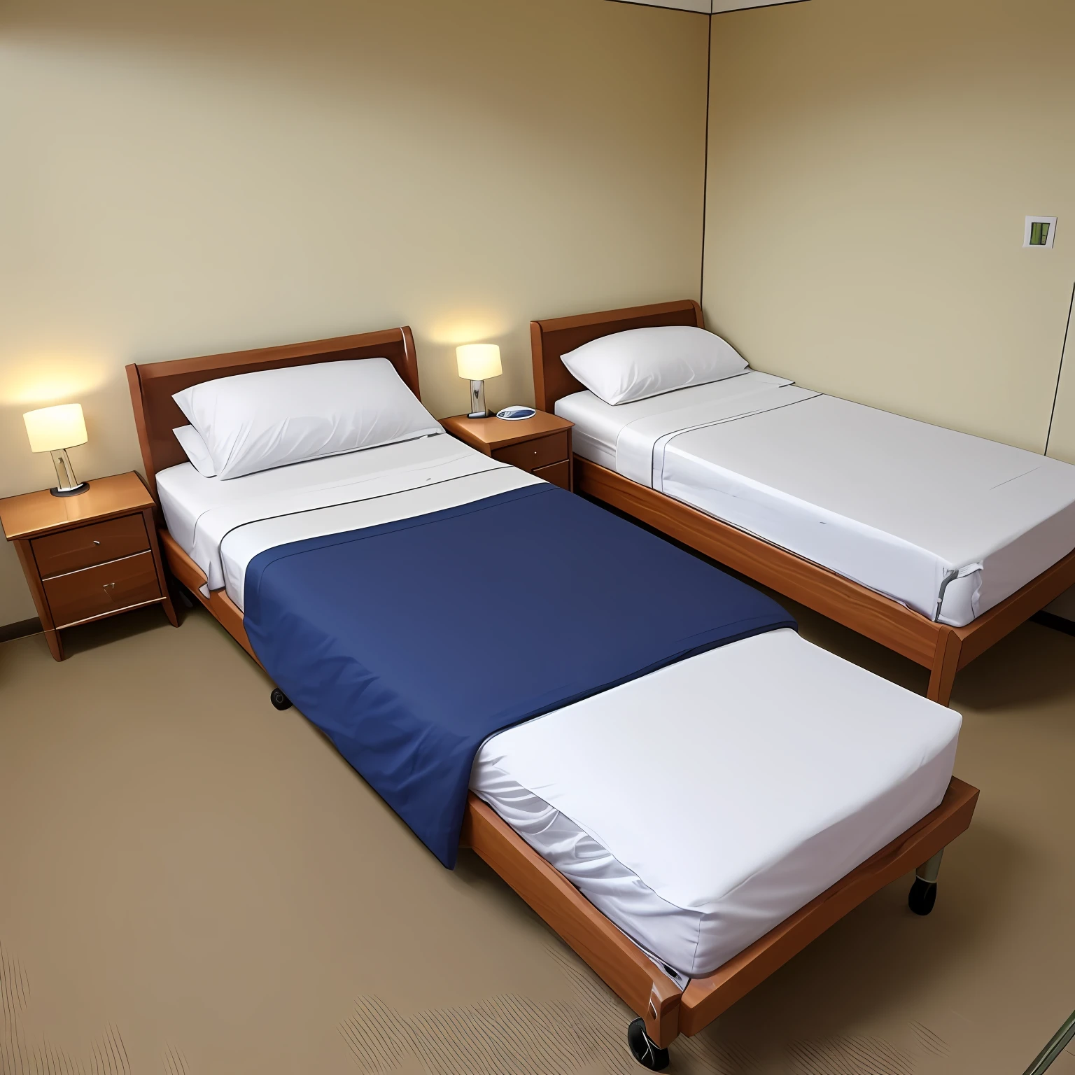 Hospital Room、Bedside table、care、2guys、hospitals、realisitic、Perth Japan --auto