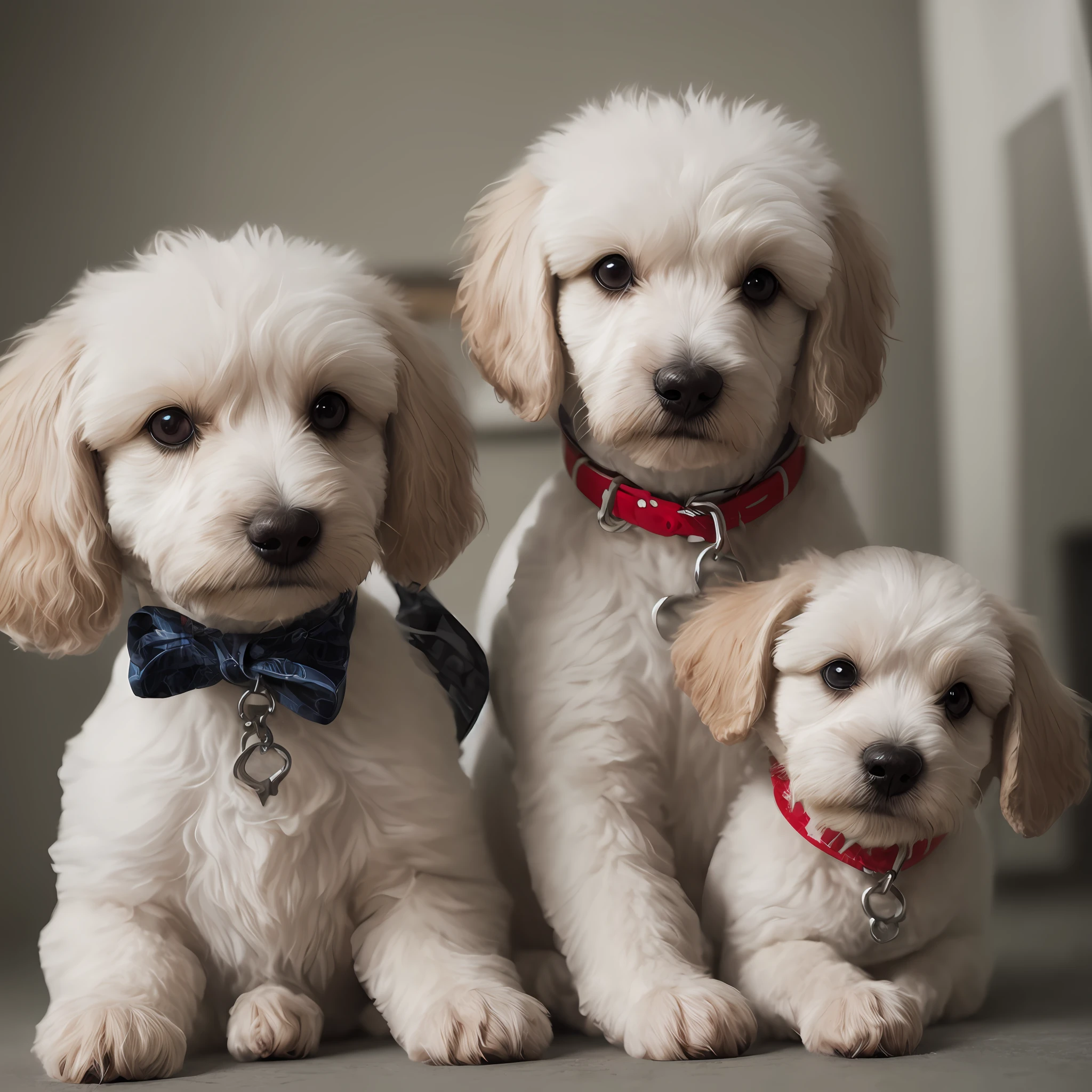 best quality, 4k, 8k, ultra highres, photograph, sharp focus, intricate texture, white poodle toy